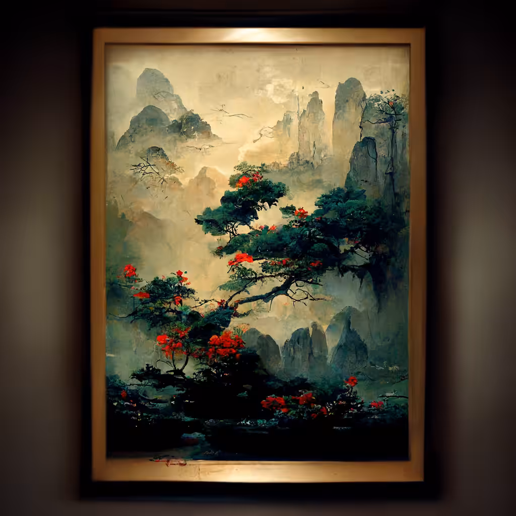 Mountains and trees #7