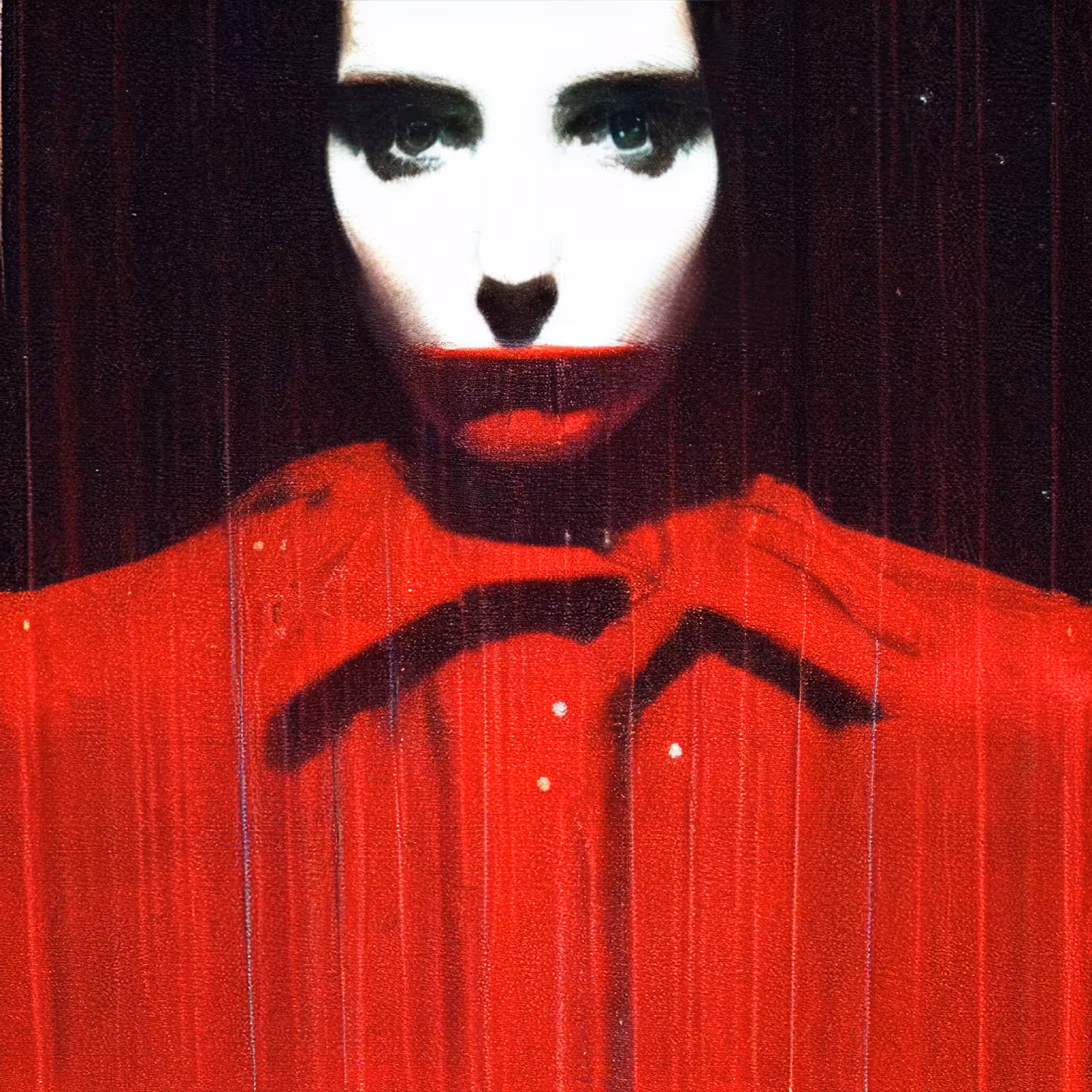 Lady in Red with No Mouth