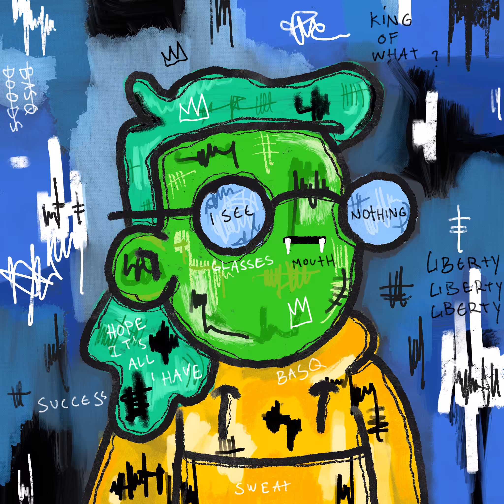 Doodlesquiat #14