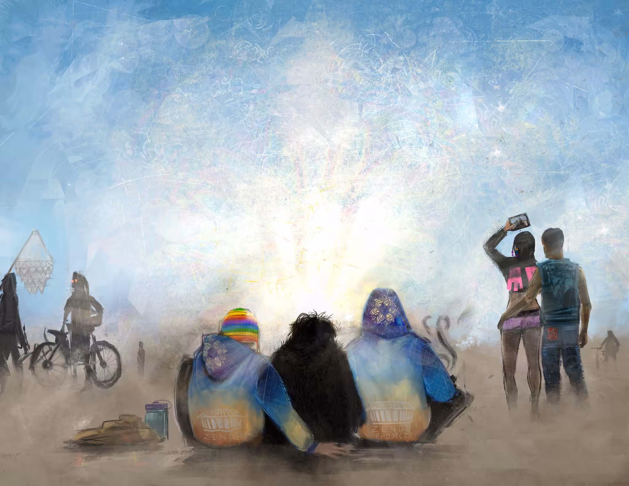 Burning Man Sunrise
