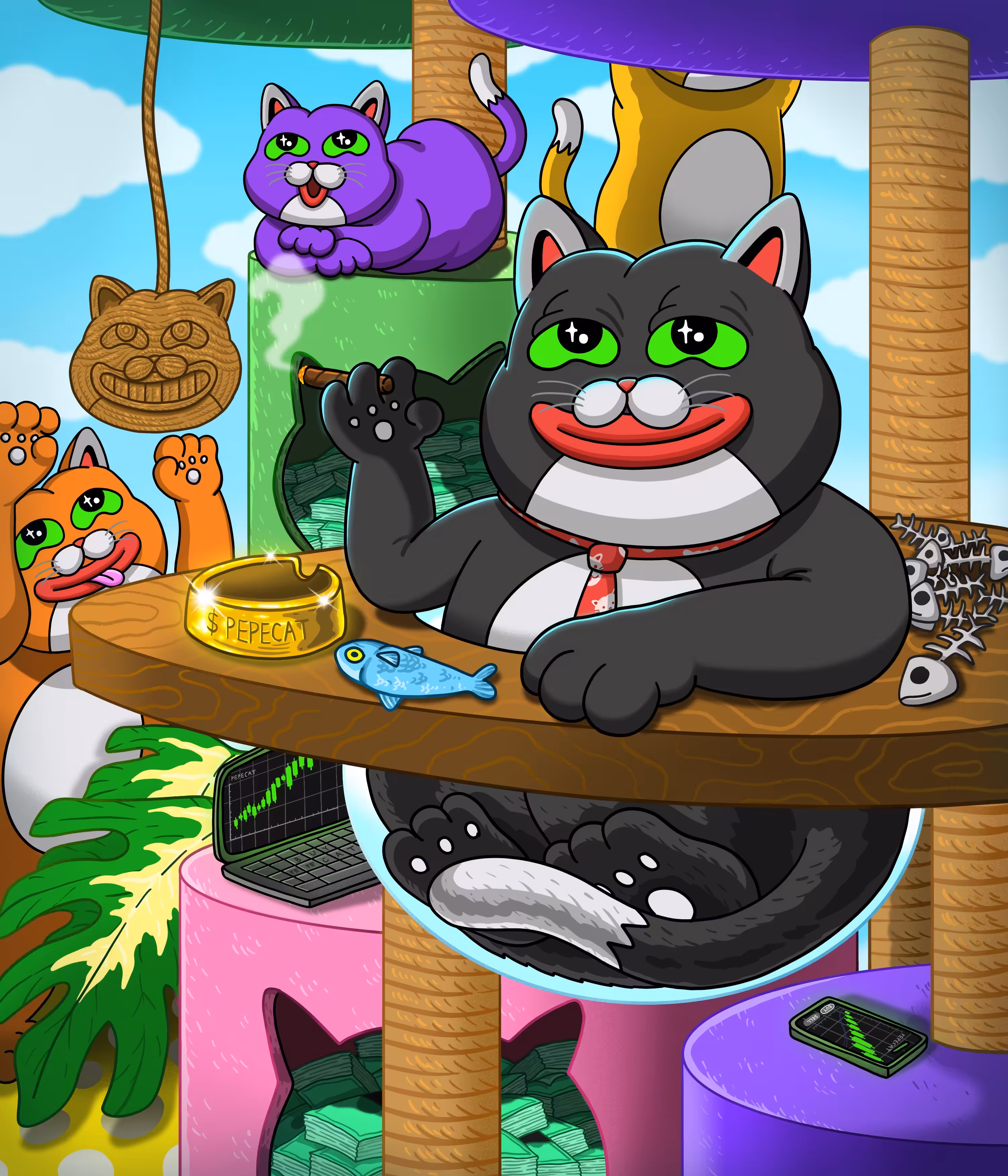 Live purrfectly with PEPECAT!!
