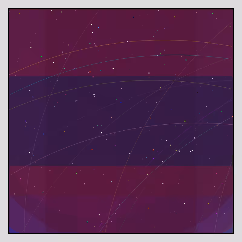 Color Field Starry B #112