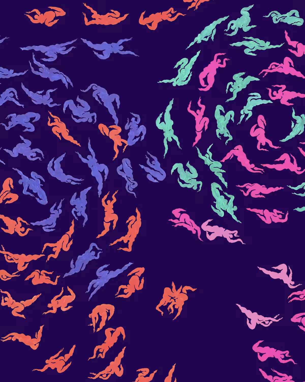 II. `SHOAL COLORS´ Espiral Glitch Serie