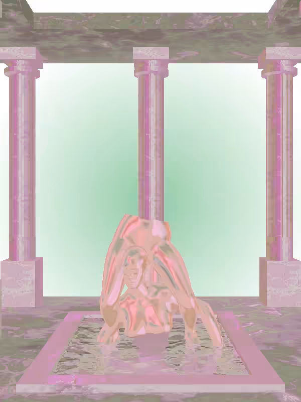 HeavenComputer: The Dancing Green-Golden Goblet Woman #189