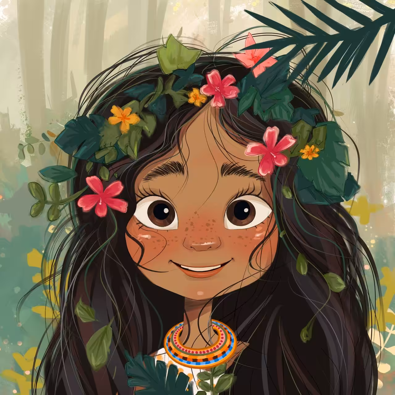 The African forest fairy
