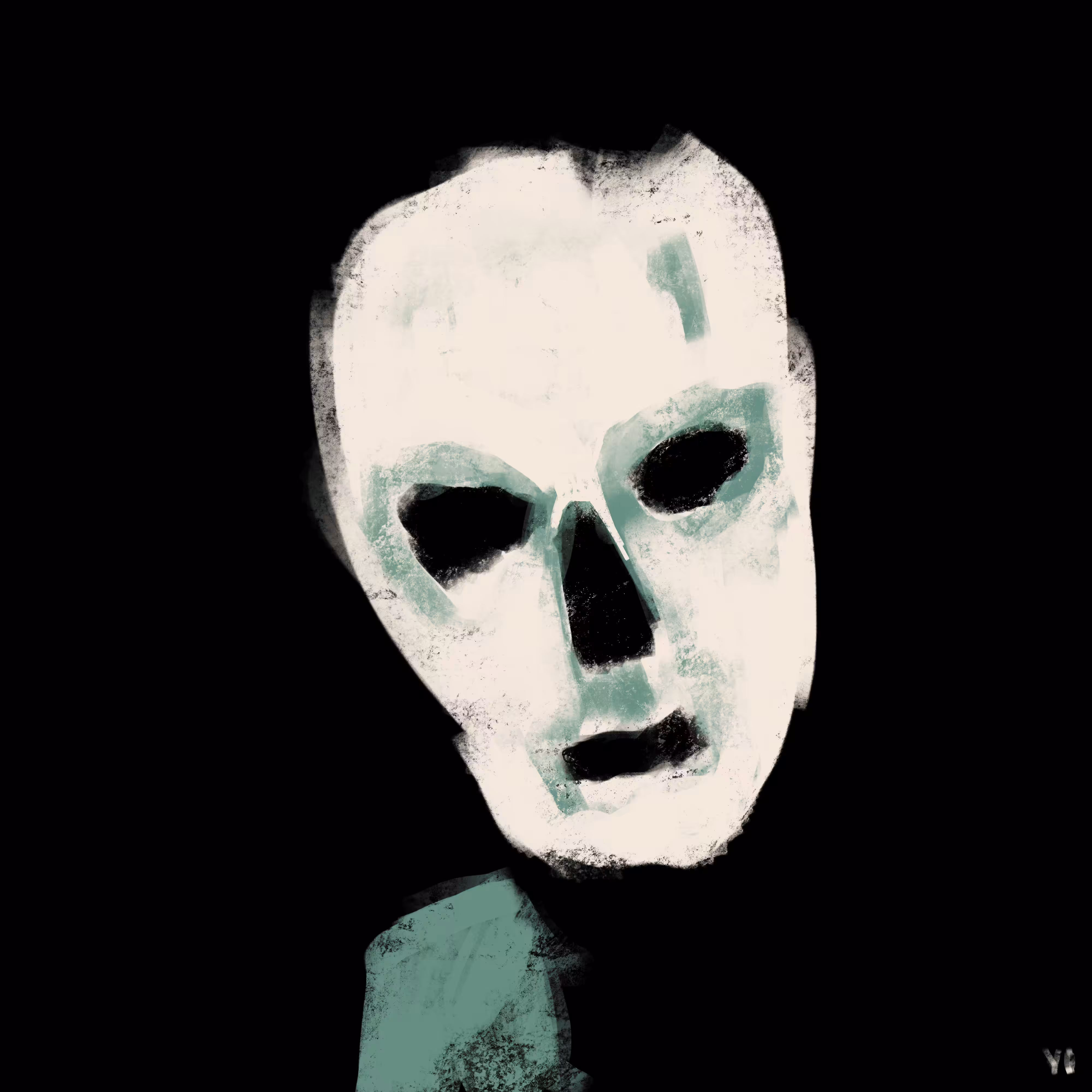 Skull of Thought #65 by YO