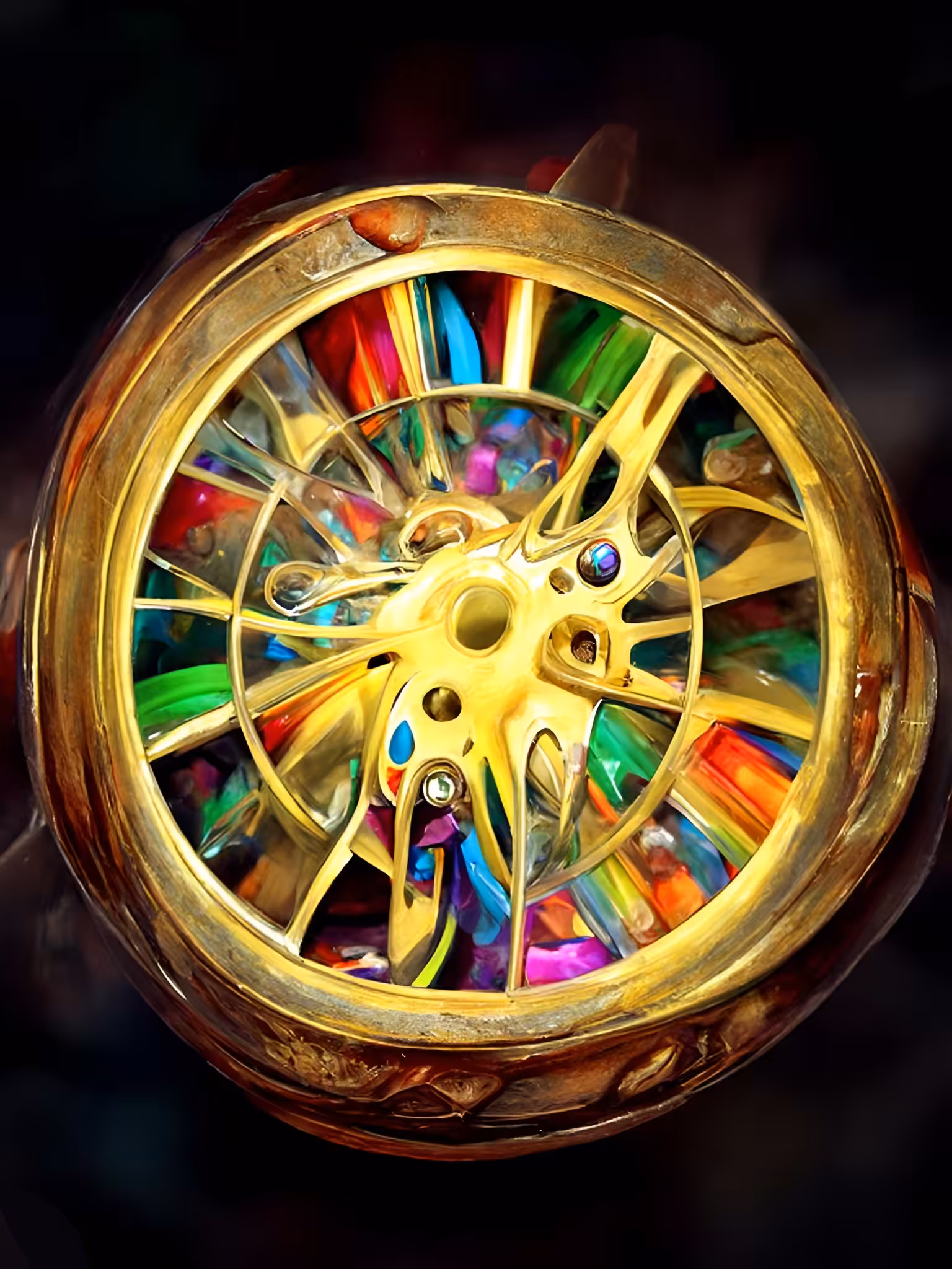 Abstract Wheel #009