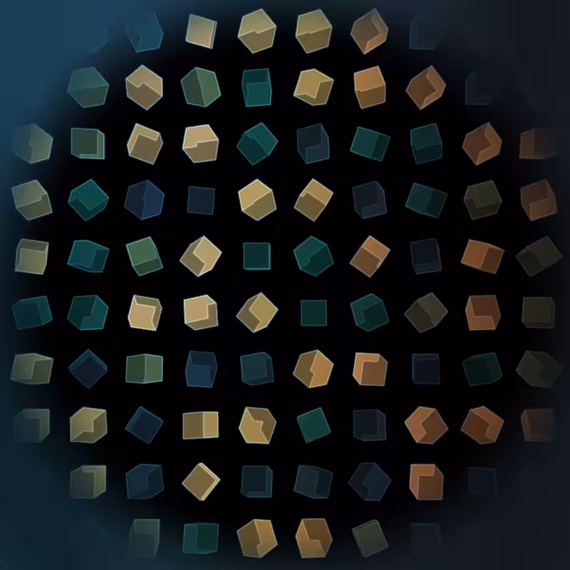Interactive Cubes Grid #2