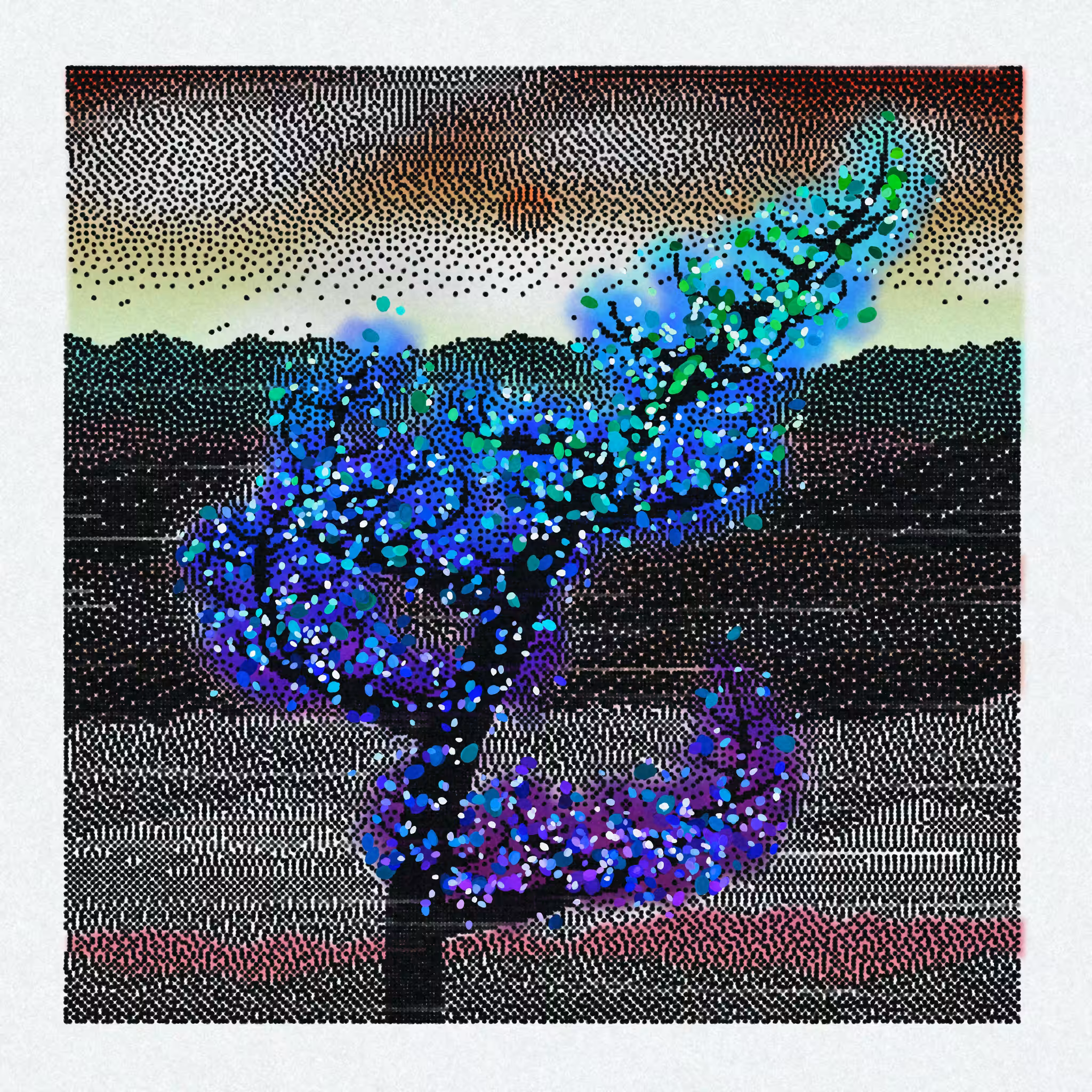 Dithered Branches #207