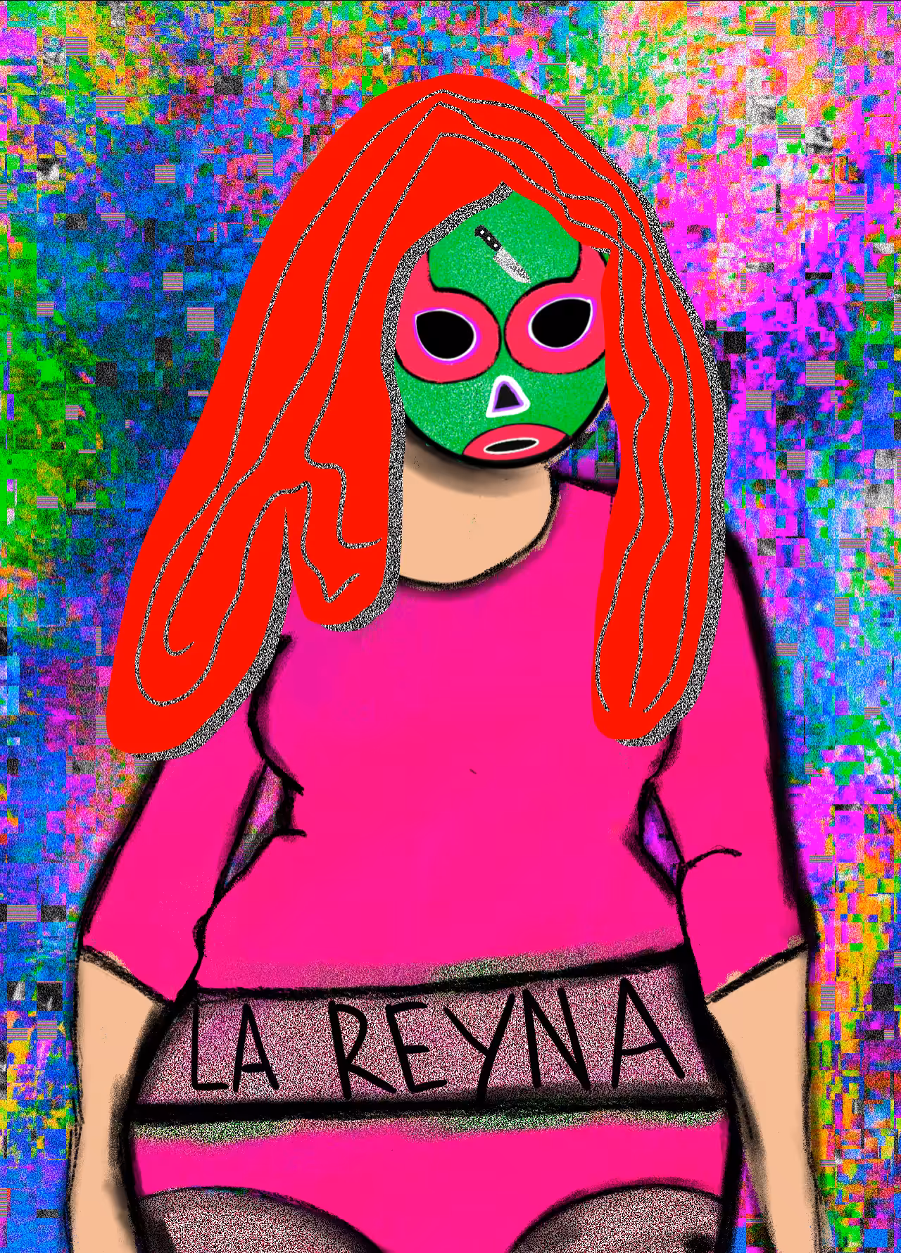NFT luchadora #77