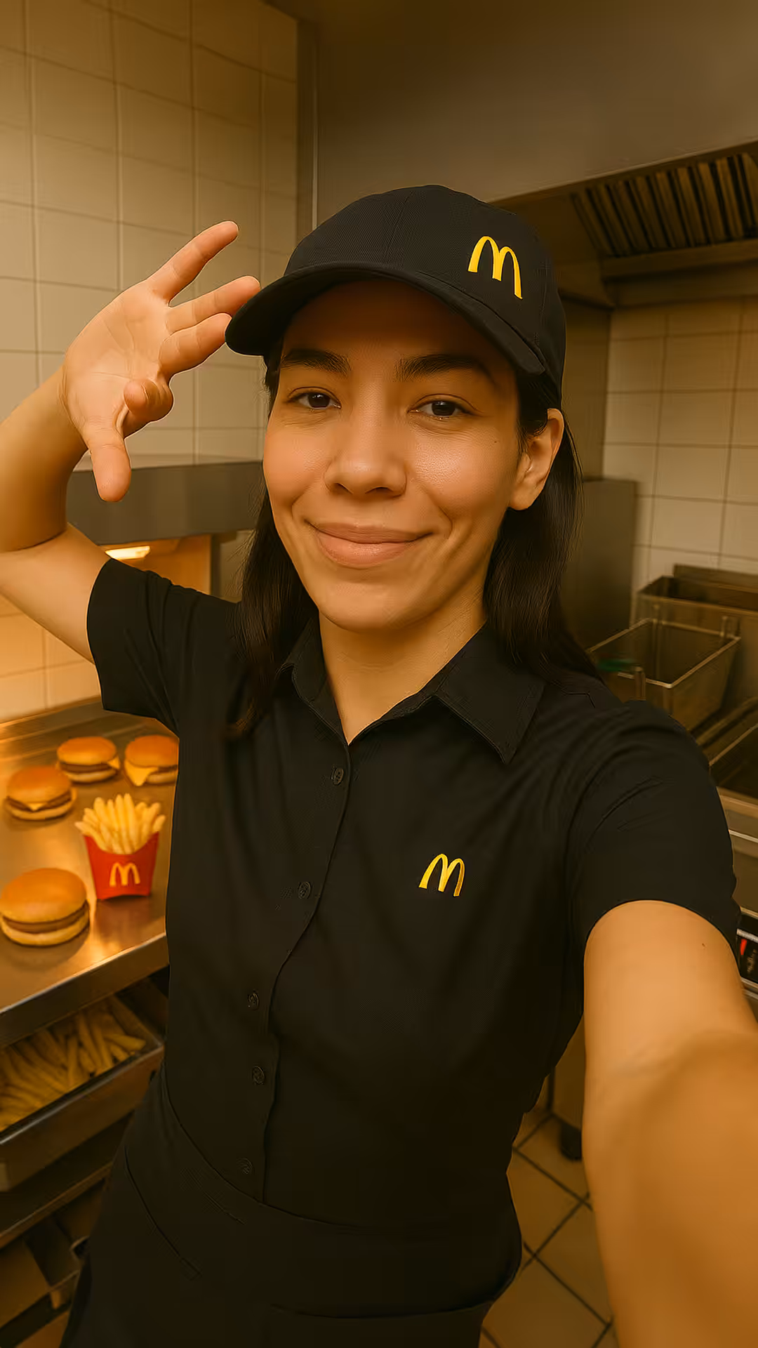 Virtually Yours: Snapshots From My Echo: The McDonalds Employee (Selfie)