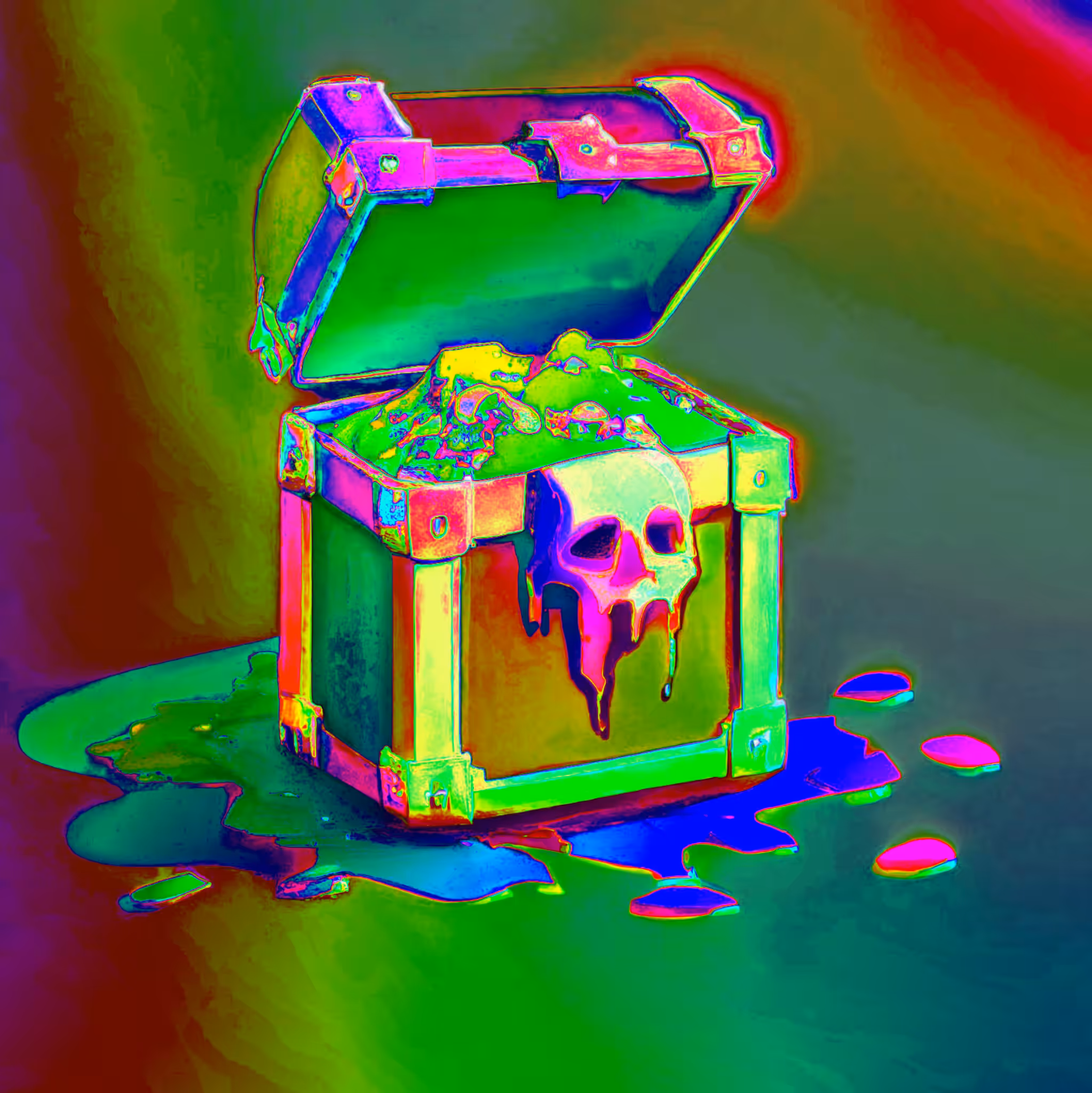 SKULL OPEN TREASURE! FRAME 4