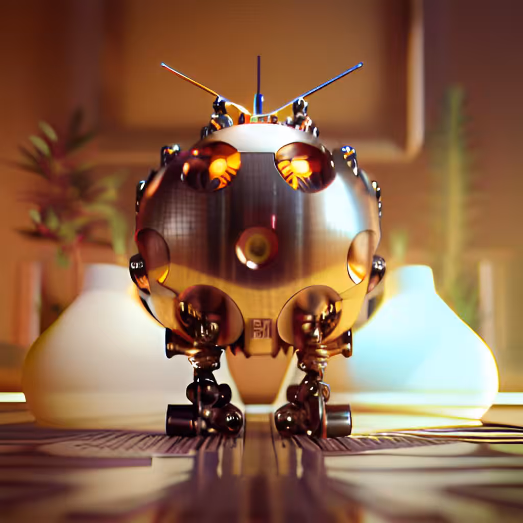 Golden Robotic Apples #17