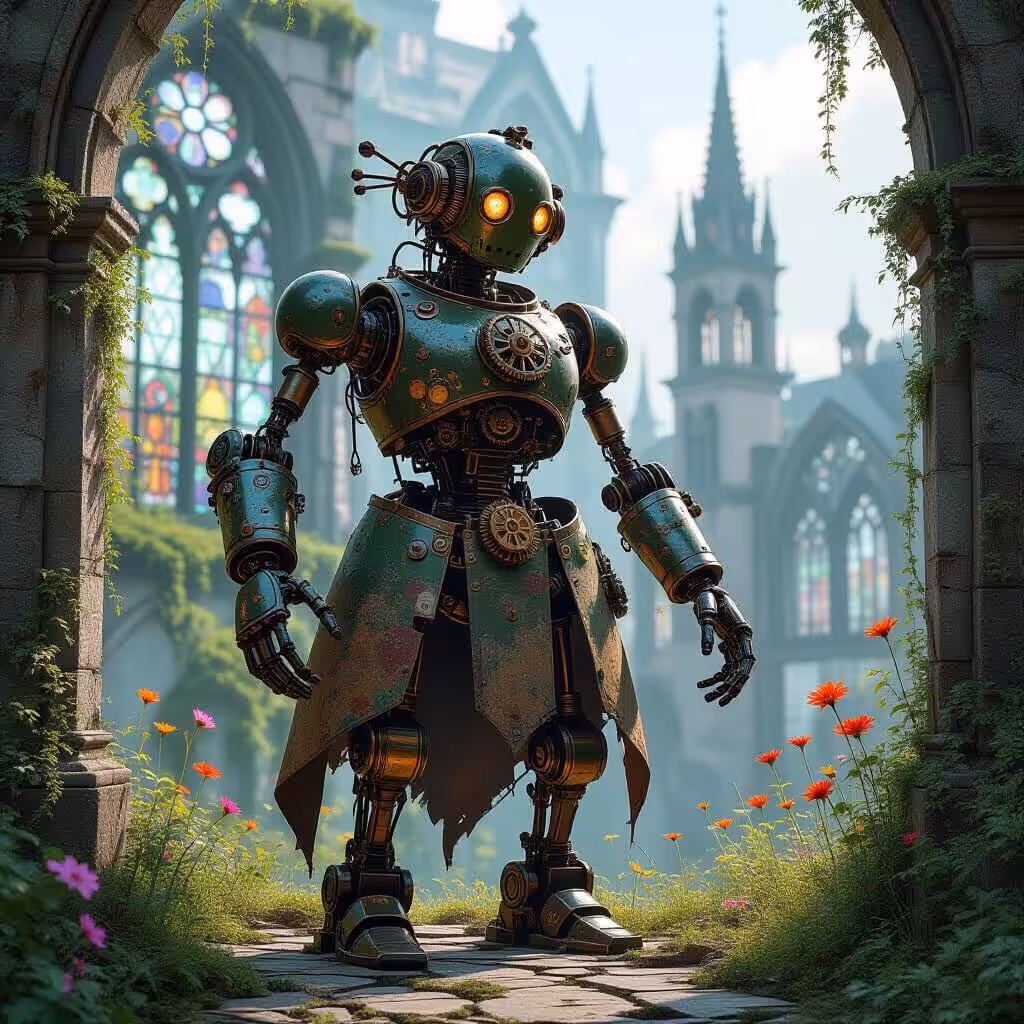 NightCafe Creations: Castle Automaton 1