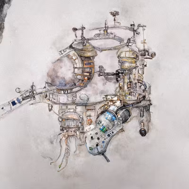 Utopian Space Castles #3