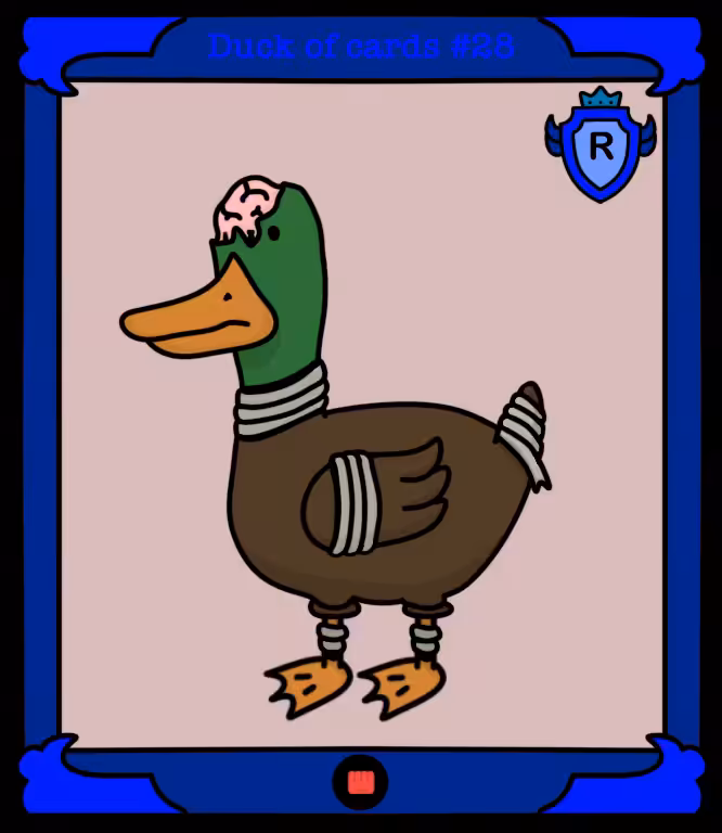 Duck of cards #28