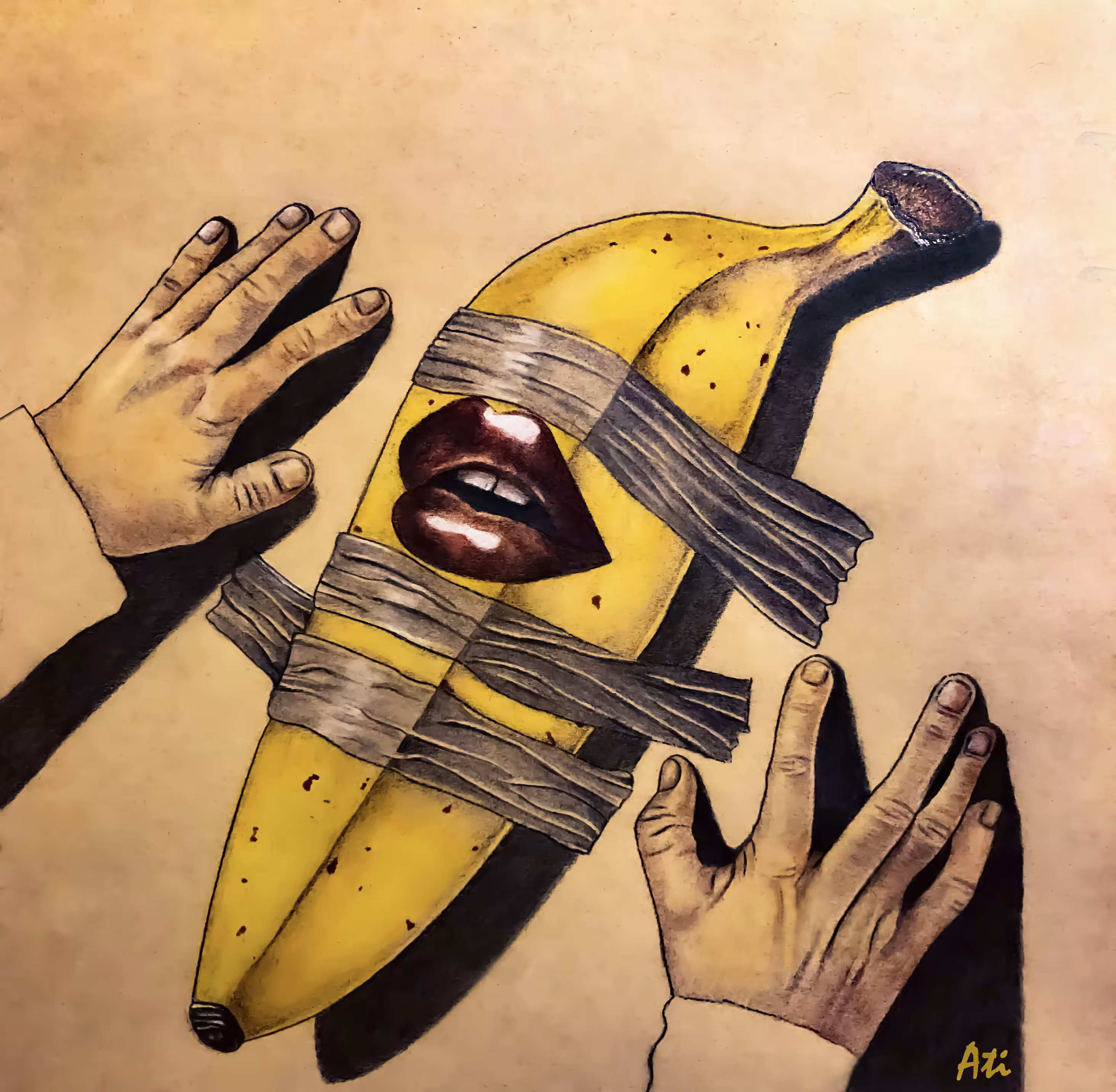 Kiss you or eat you?