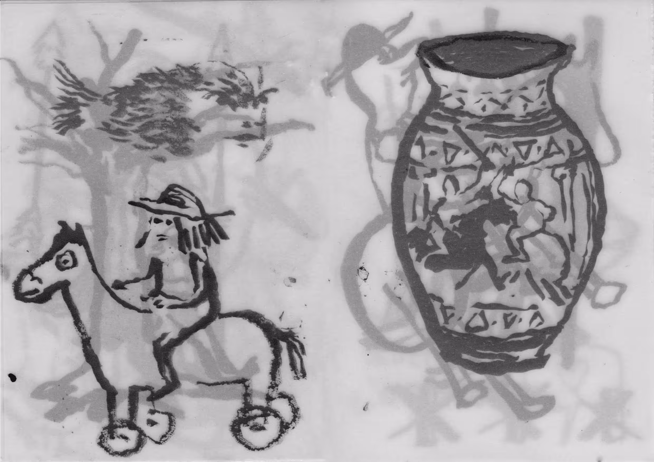 Amphora and other finds