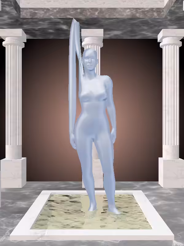 HeavenComputer: The Plotting Blue Sky Woman #6264