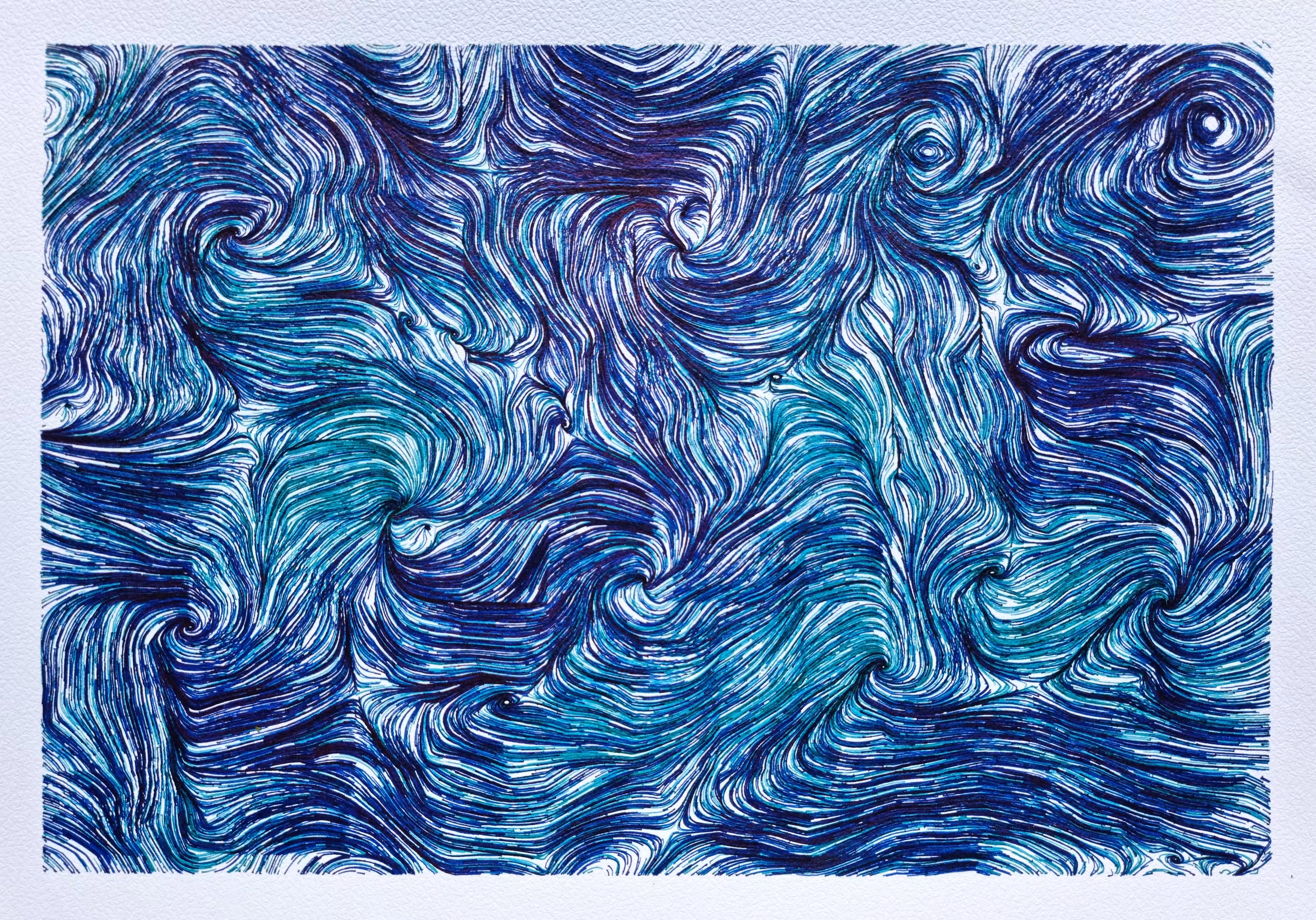 Square storms of ice