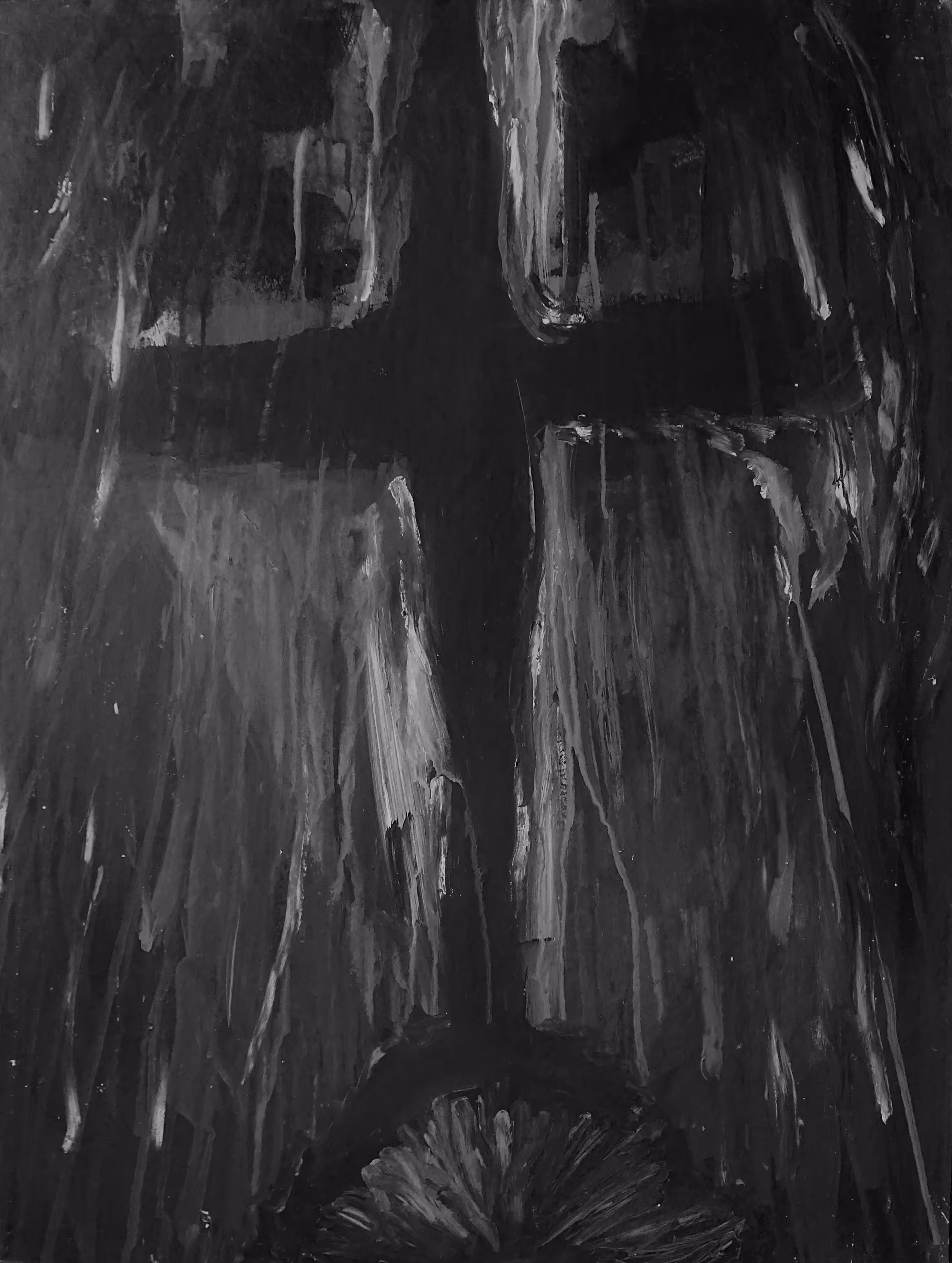 cross Black and white 