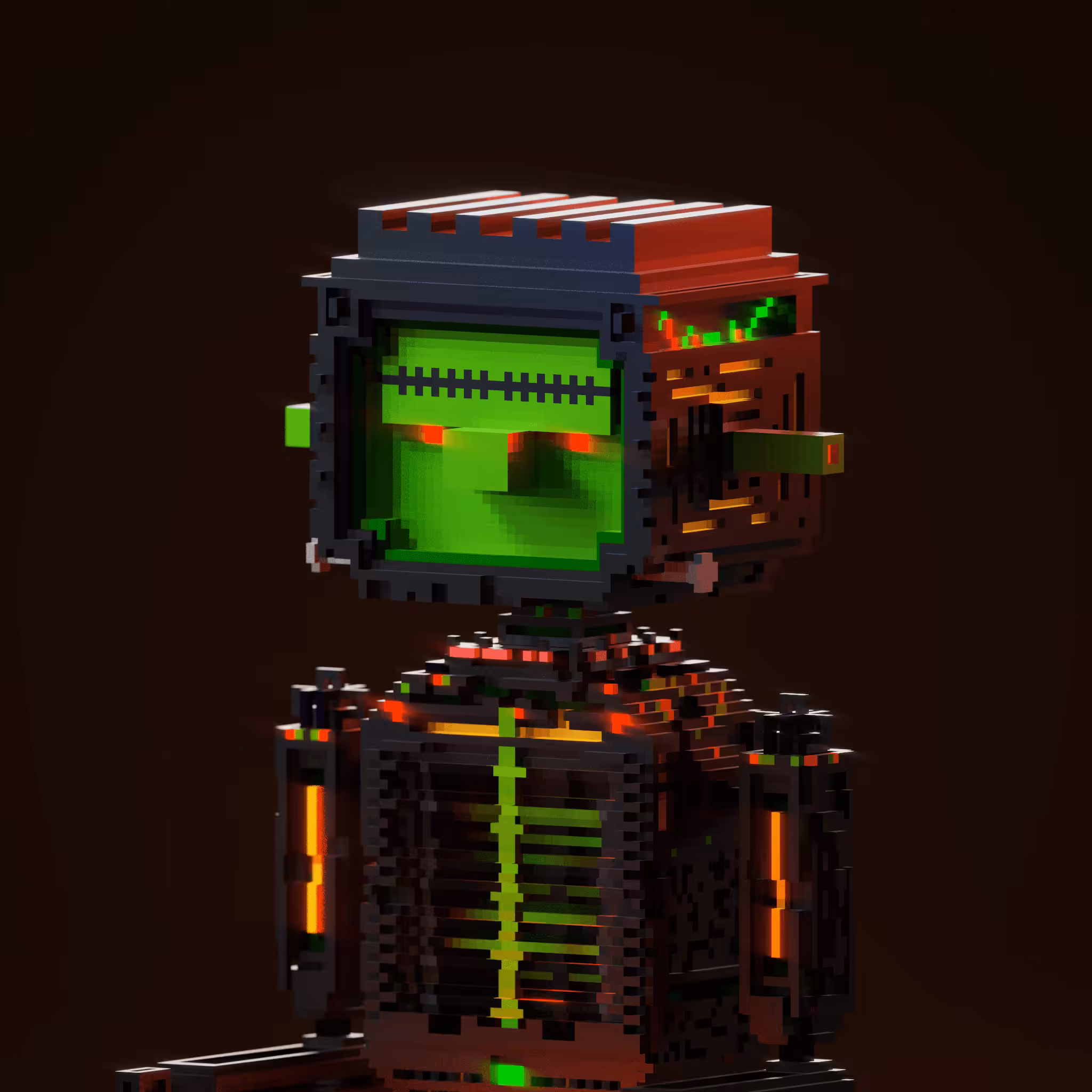BITMXC #0069 - Green giant Ghost