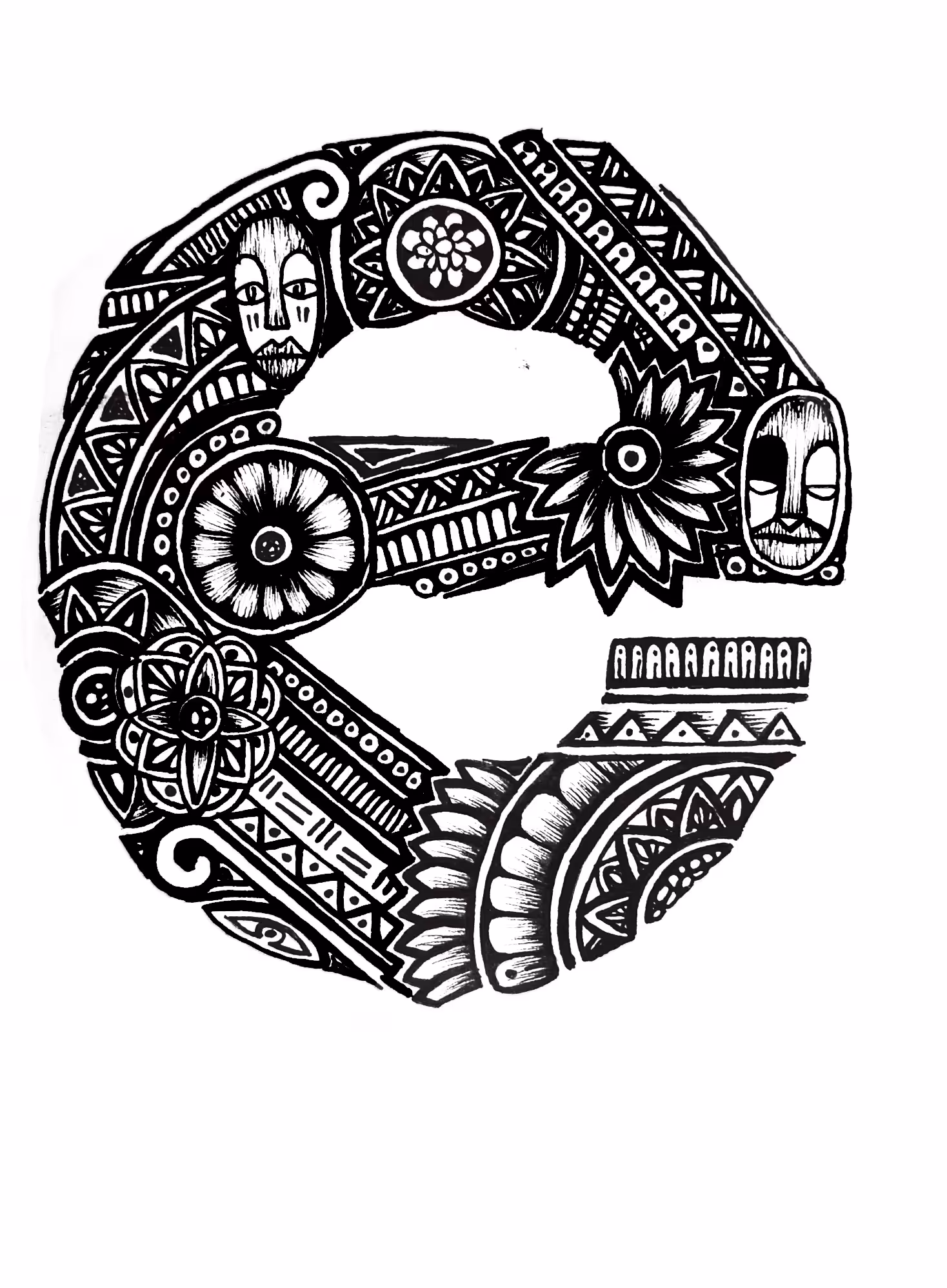 Alphrobet letter E