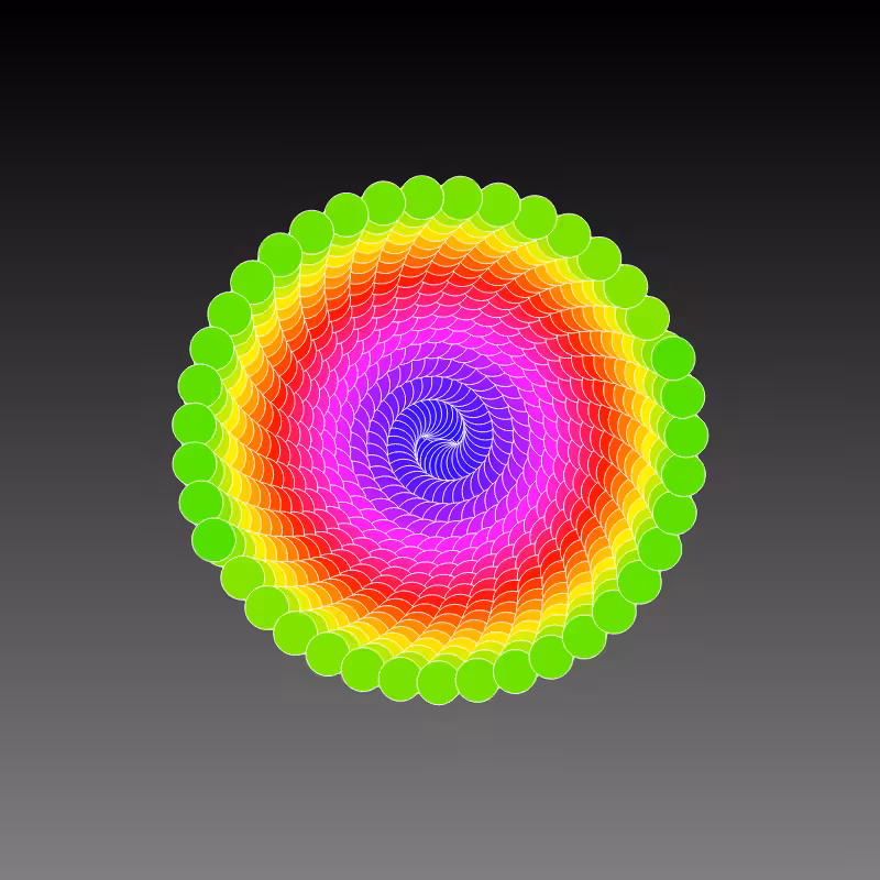 RAINBOW FLOWERS #68