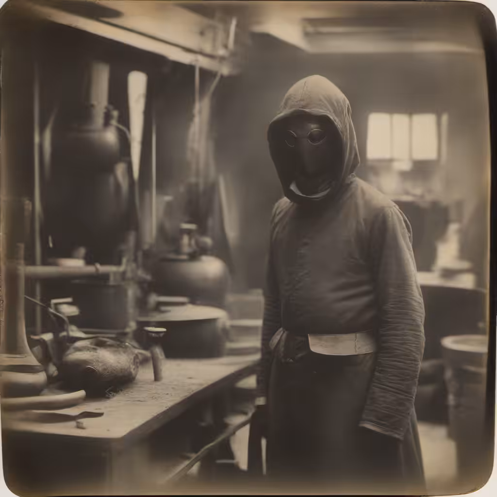 The Blackwell Archive: Encounters with The Greyman: Greyman in his workshop