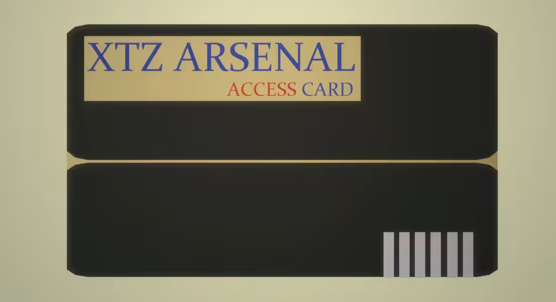 XTZ ARSENAL ACCESS CARD (BLACK)