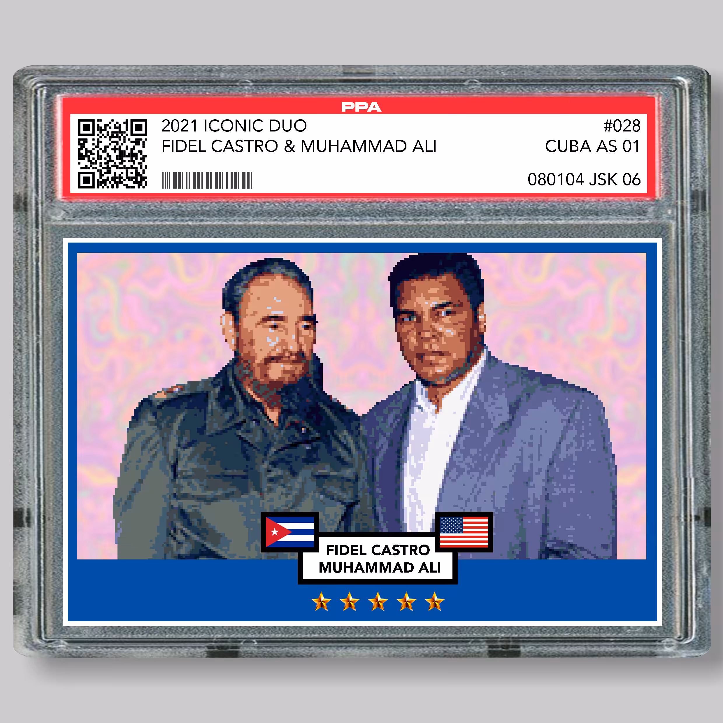 028 Fidel Castro and Muhammad Ali, ICONIC DUO