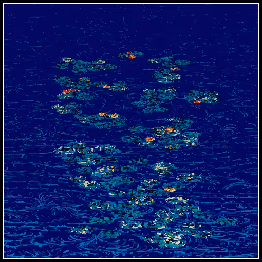 Polluted water lilies #2