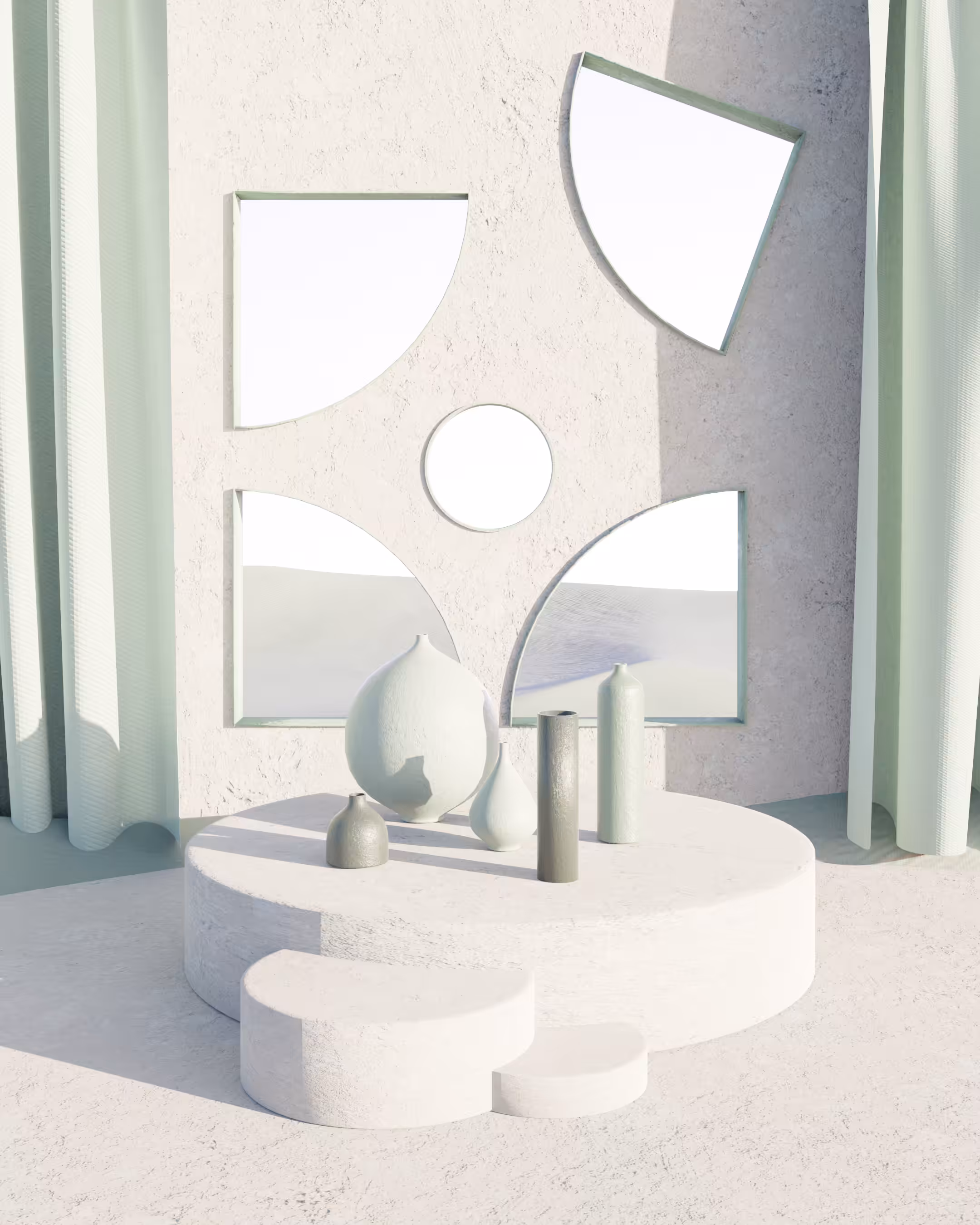 Viridis I Vase Collection