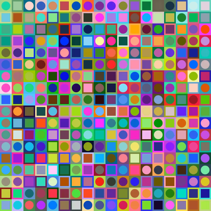 Square Dot Composition #272