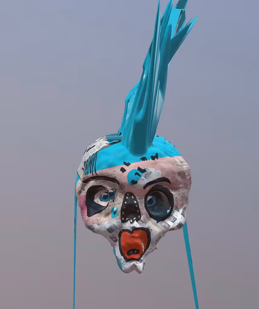 RoboPunk fish skull #4