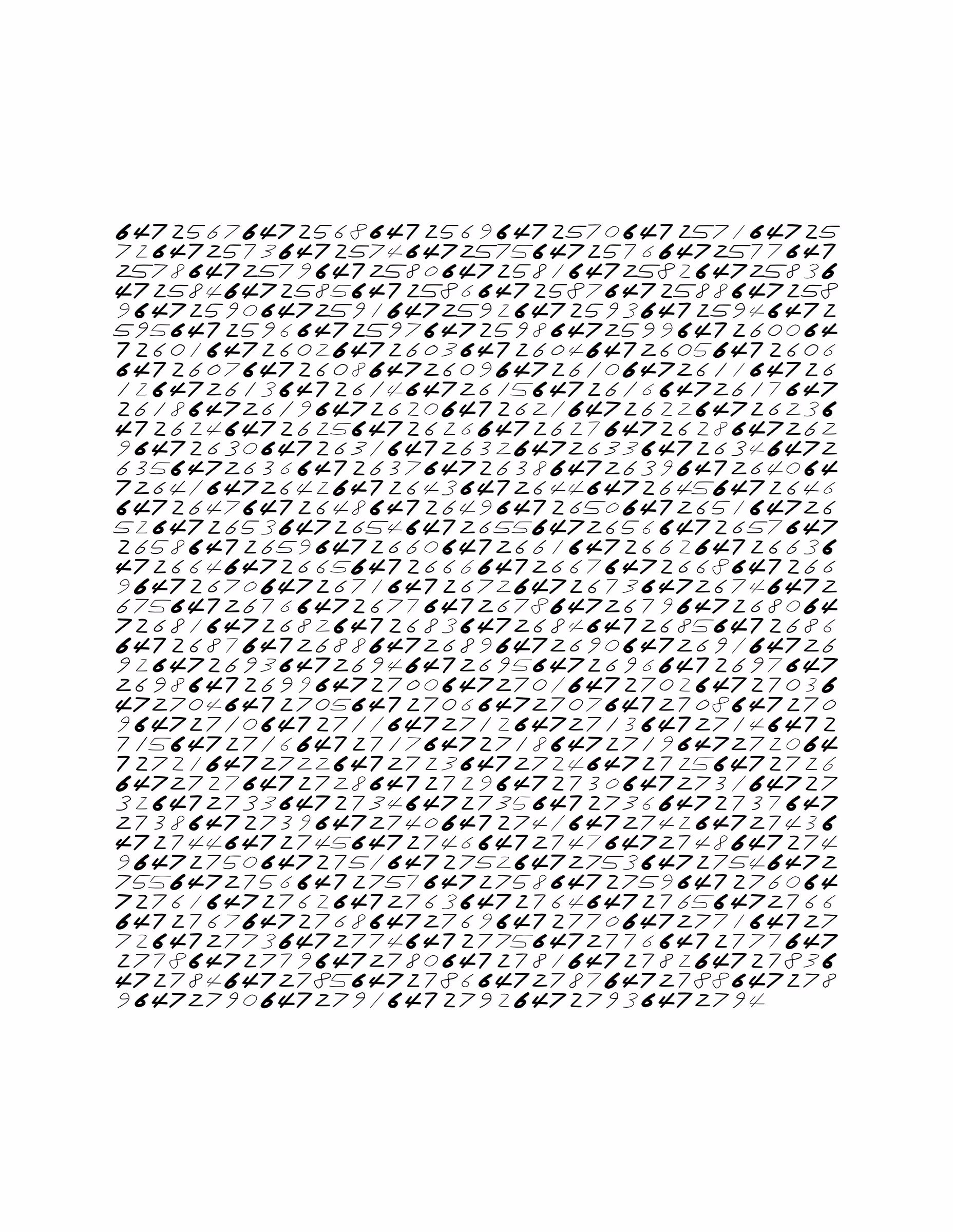 Endless (5,607,250 to Infinity) #2979