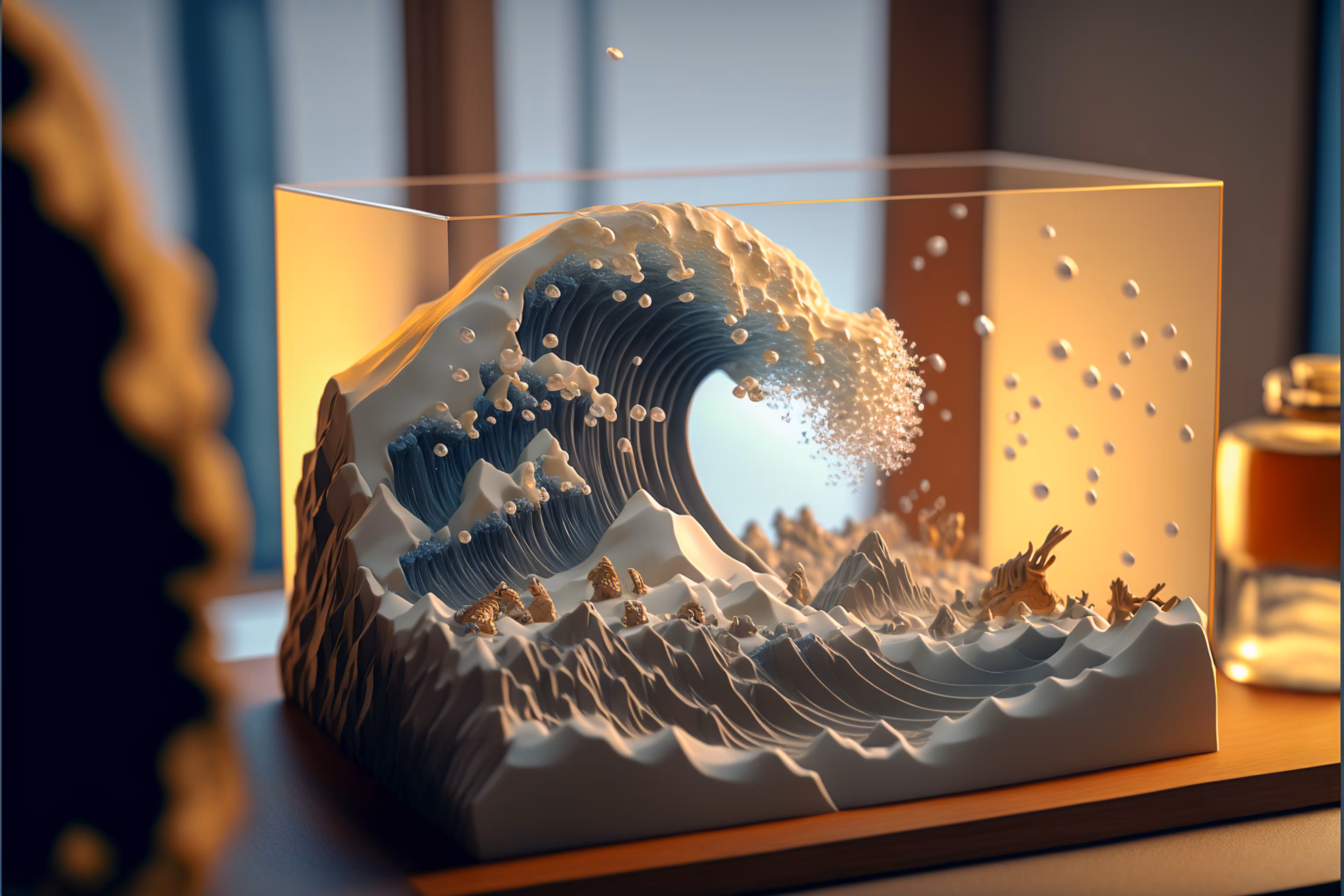 Dioramas - The Great Wave : 35