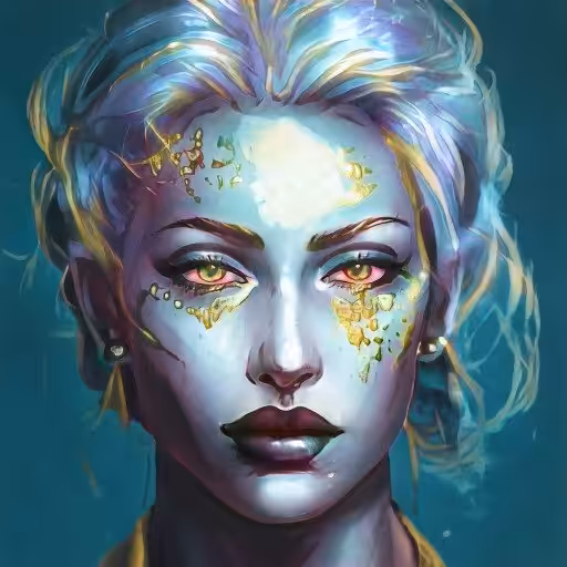 Beautiful Lights Polygon A.I Art: Beautiful Lights #15 Polygon 