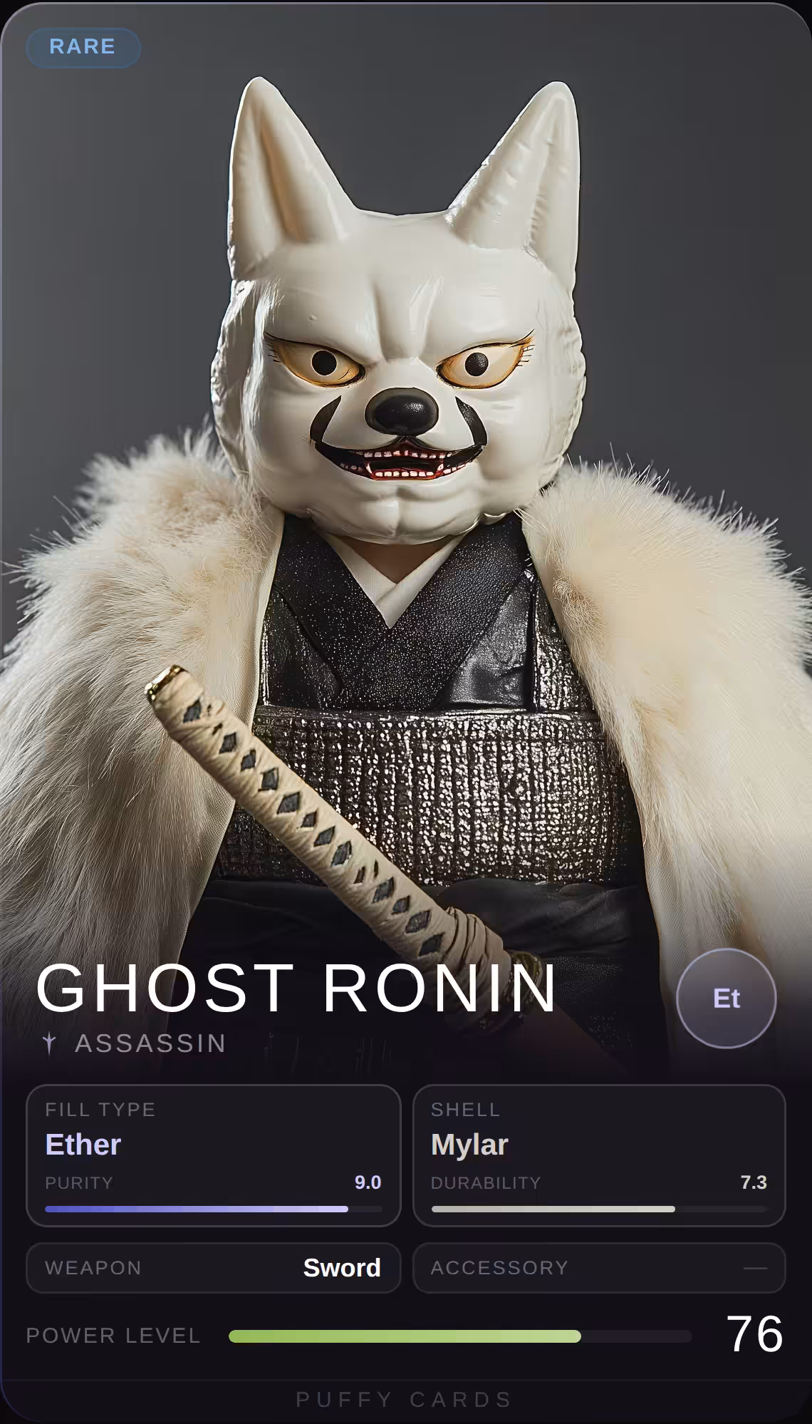 Puffy Cards: Ghost Ronin