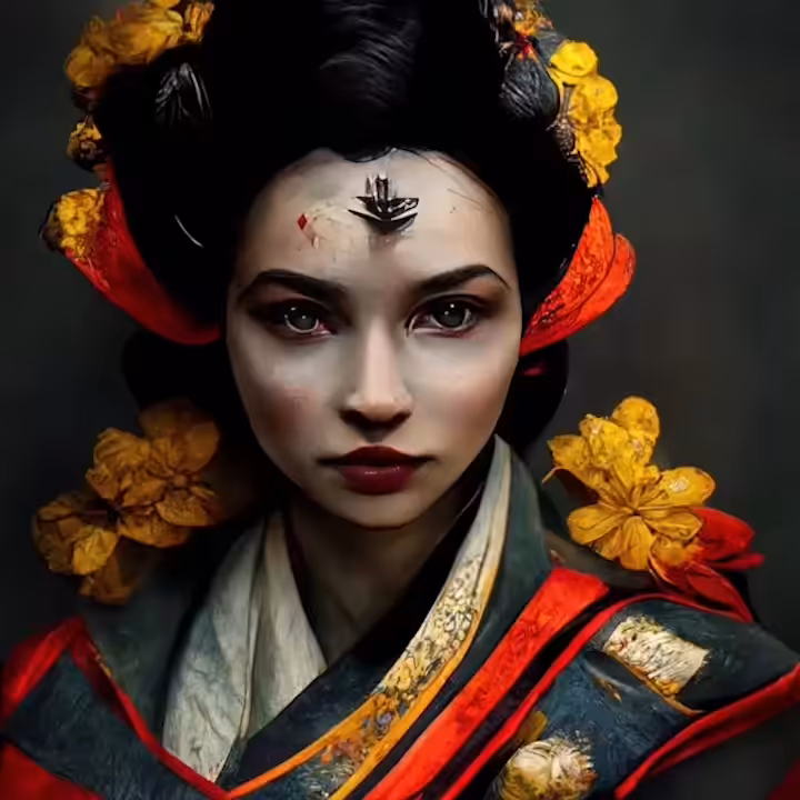Fire Warrior Geisha