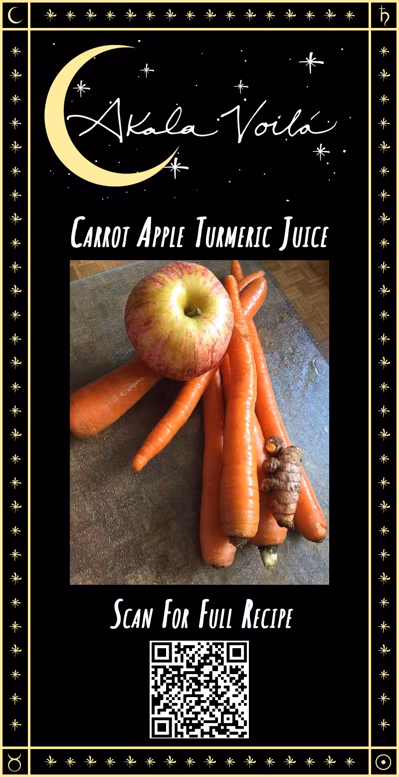 Carrot Apple Turmeric Juice