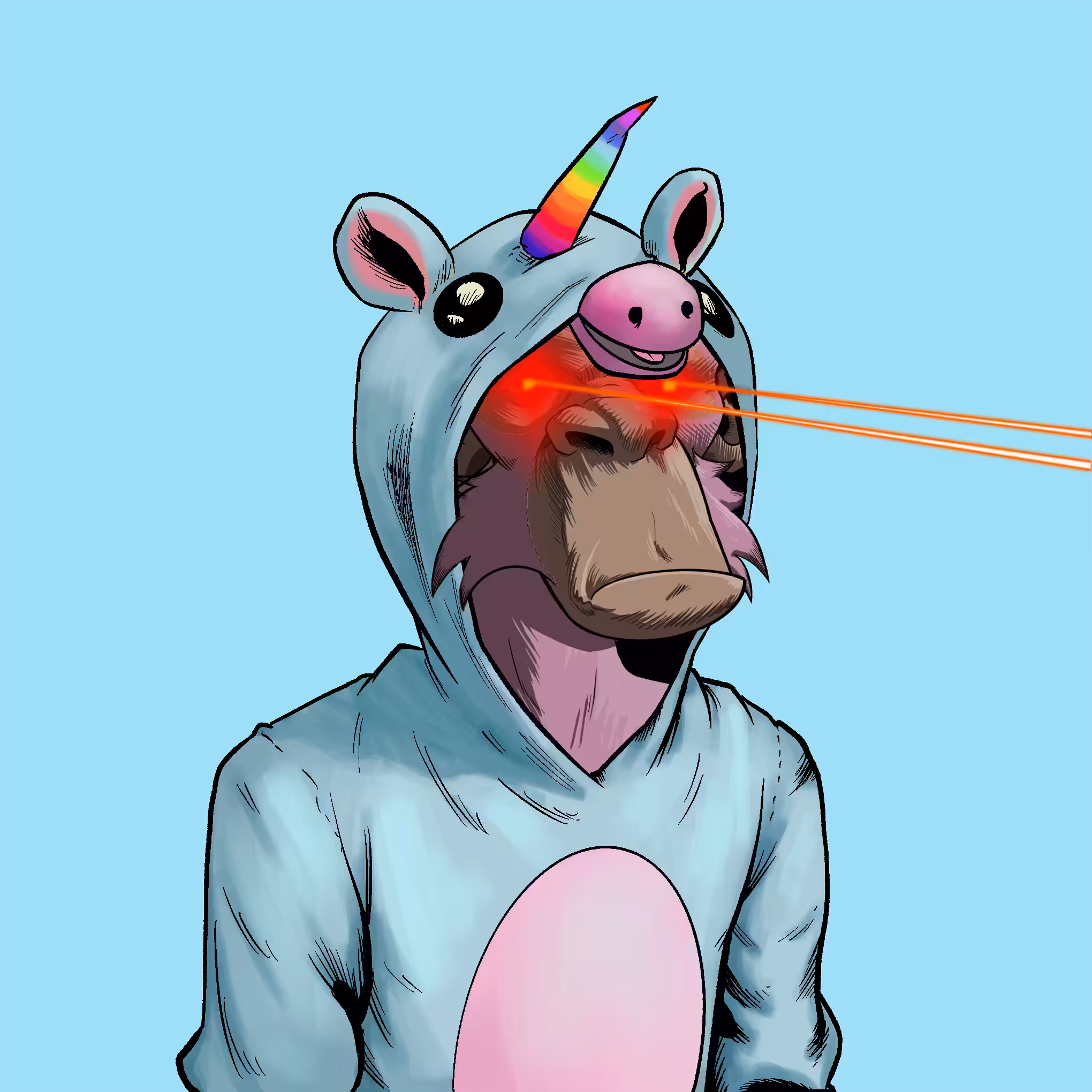 fxApe #1394 Special Unicorn edition
