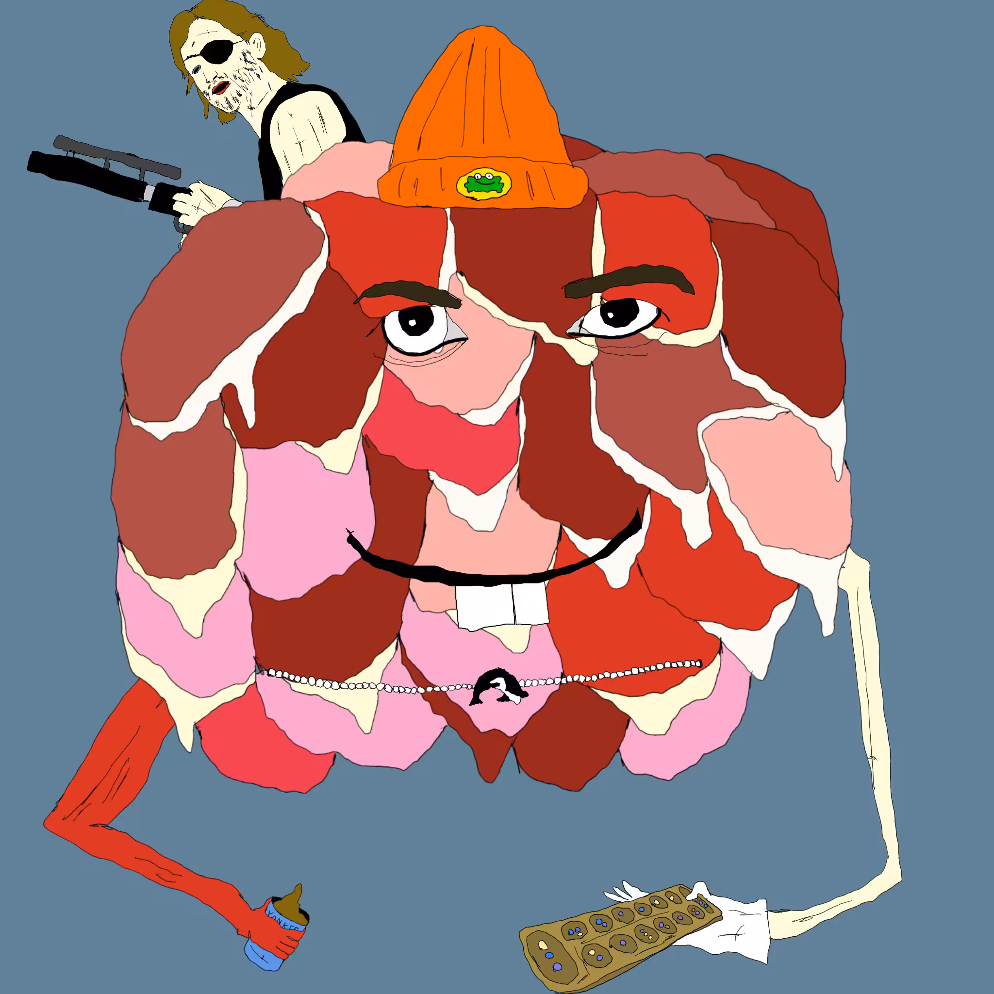 gristle buddeez worldwide: buddee #1702