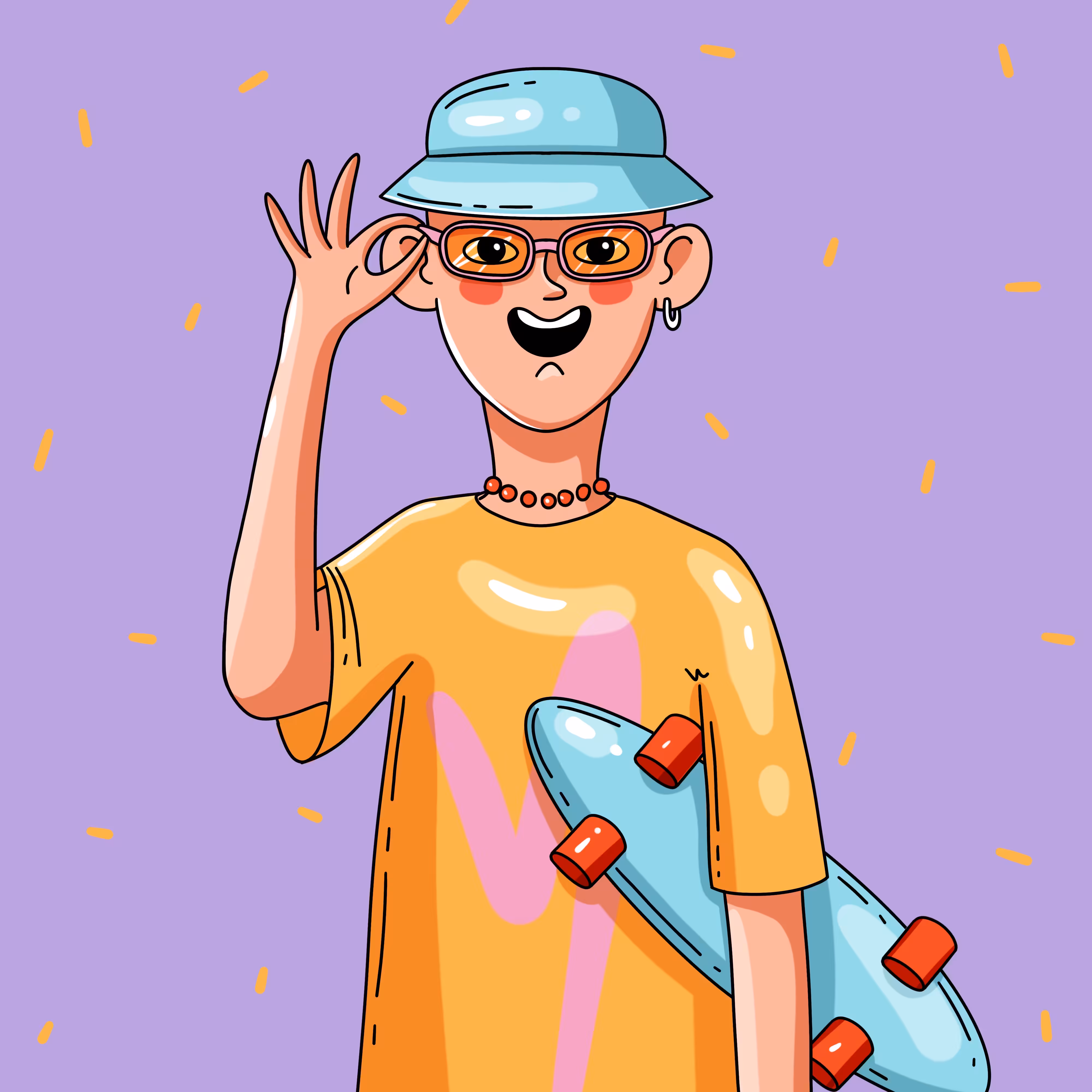 Characters of our lives: Skateboard Guy