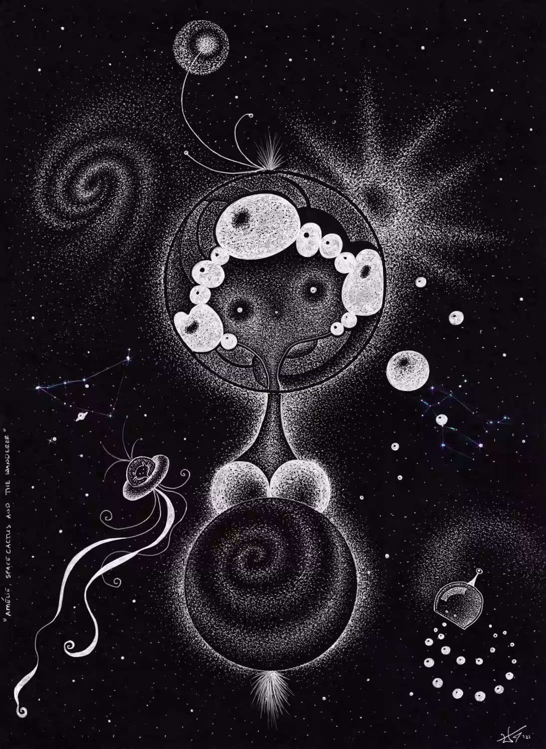 HANDIEDAN | AMELIE, SPACE CACTUS AND THE WANDERER