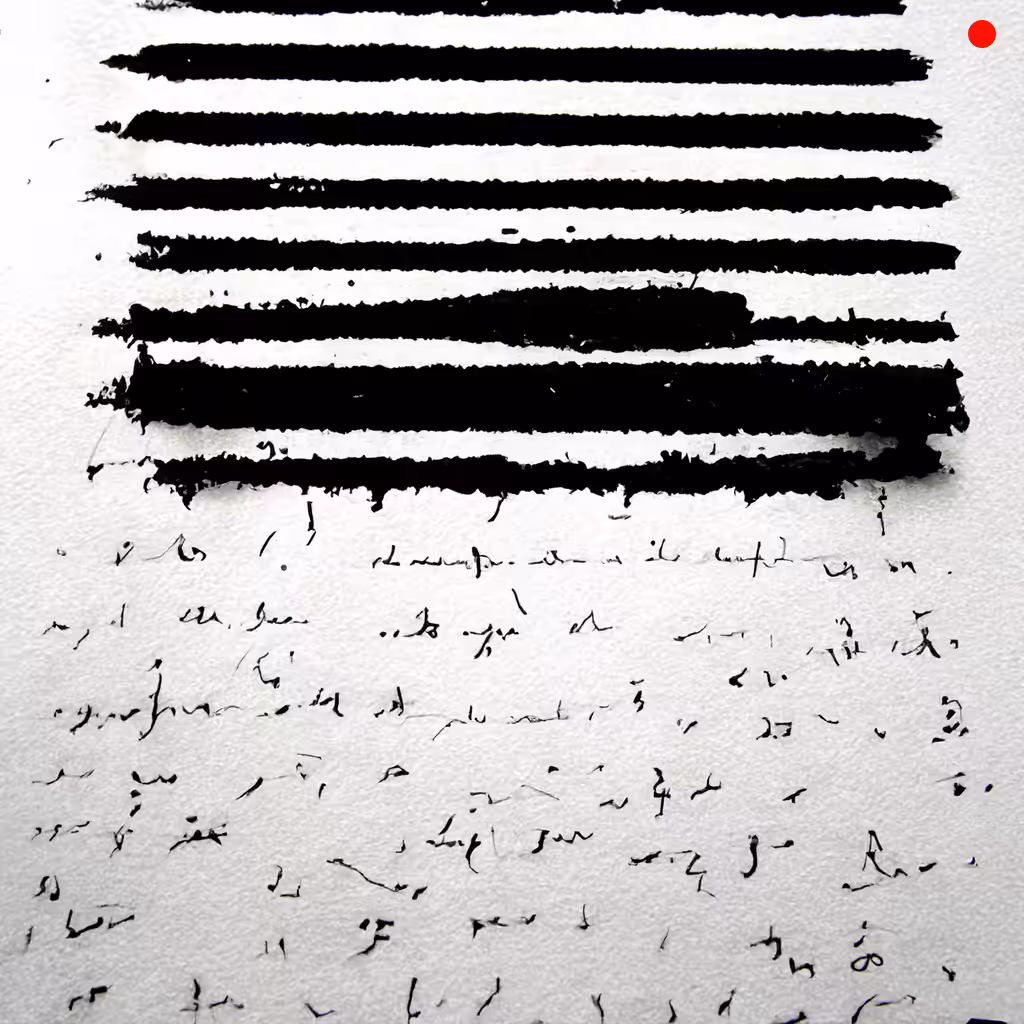 Thousands of letters all over the page U2