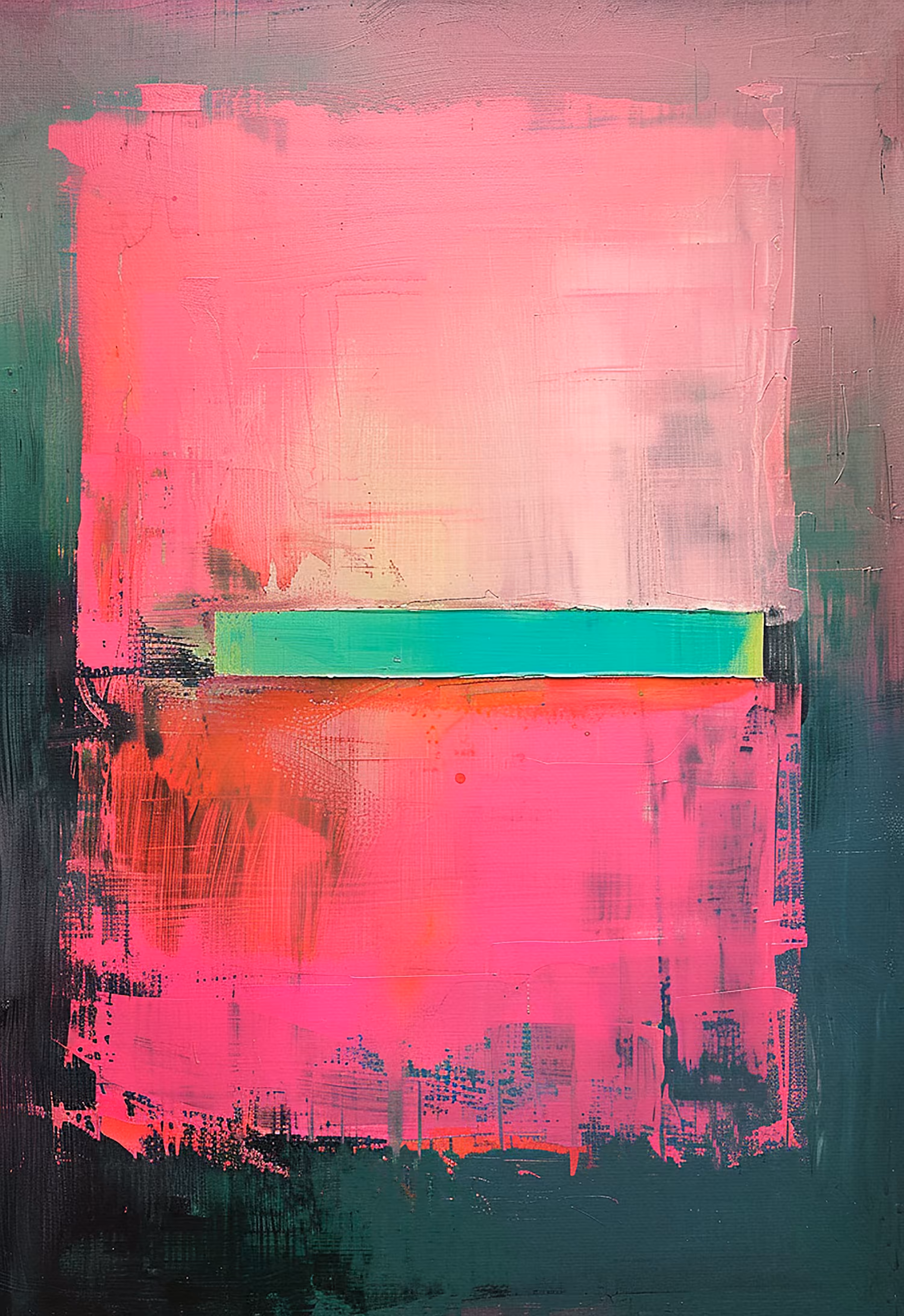 Reflections on Rothko. Roses and Menthol
