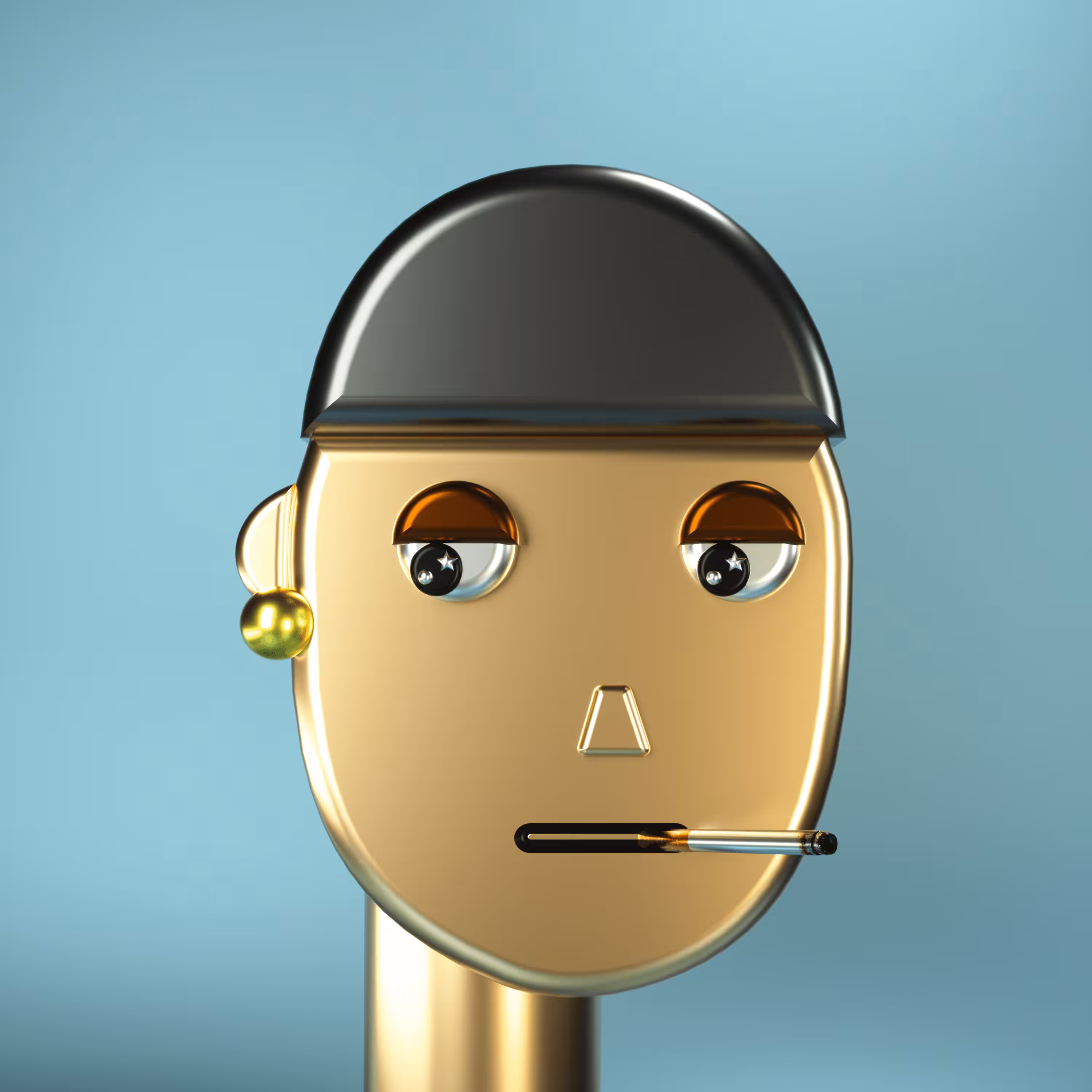 3D Chrome Punk #0235