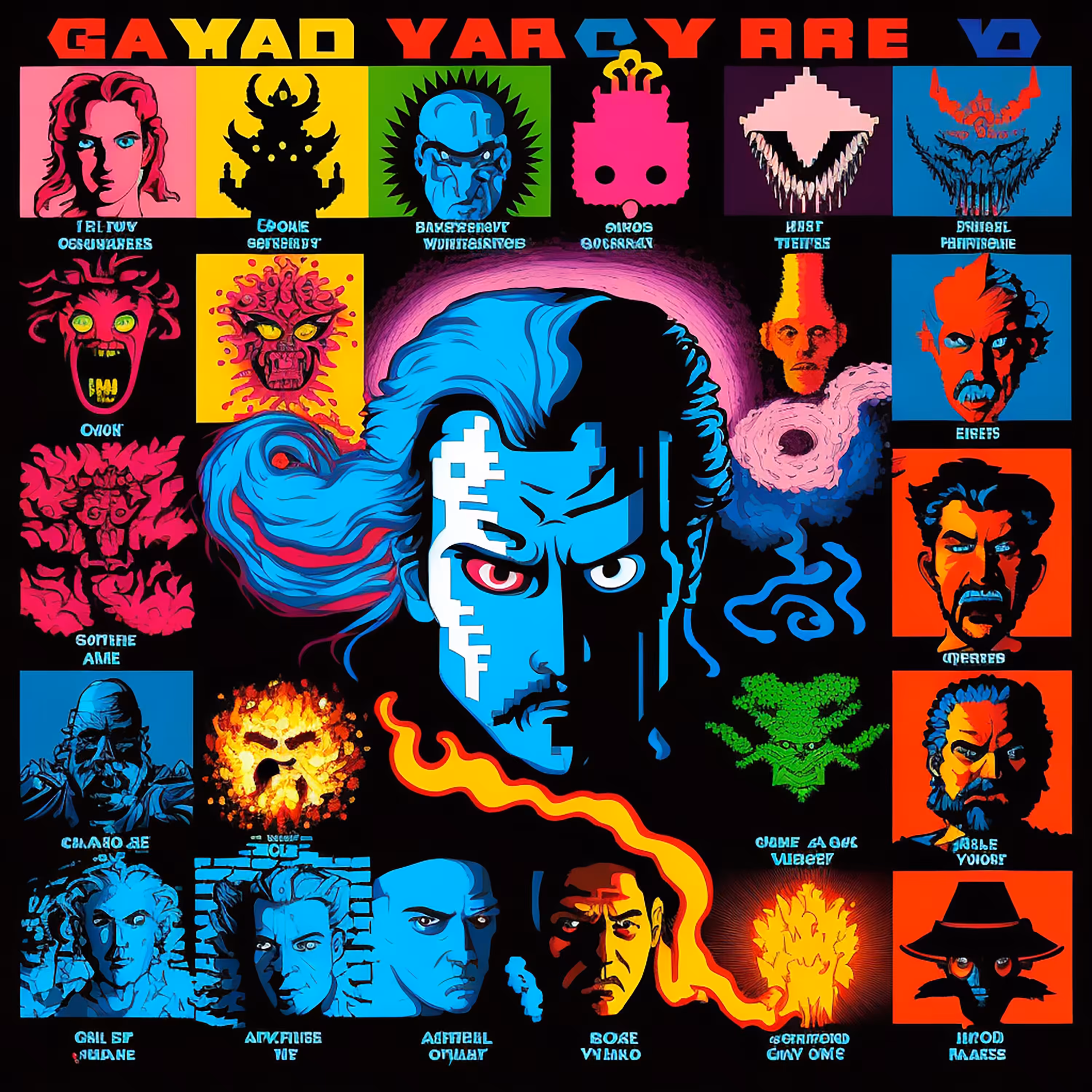 Pixel Game Posters #4