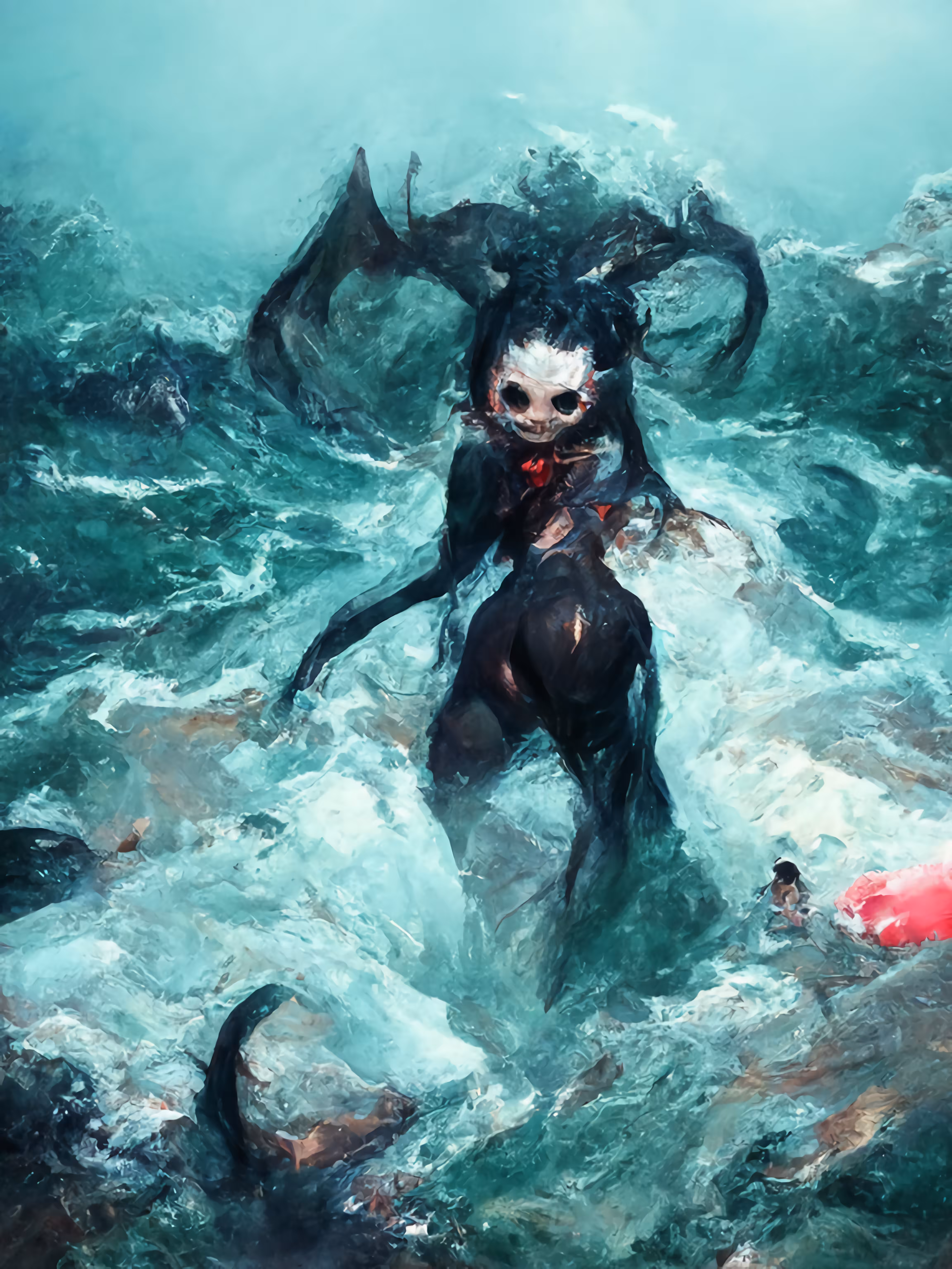 Giant Sea Witch Wades Ashore to Lay Her Eggs